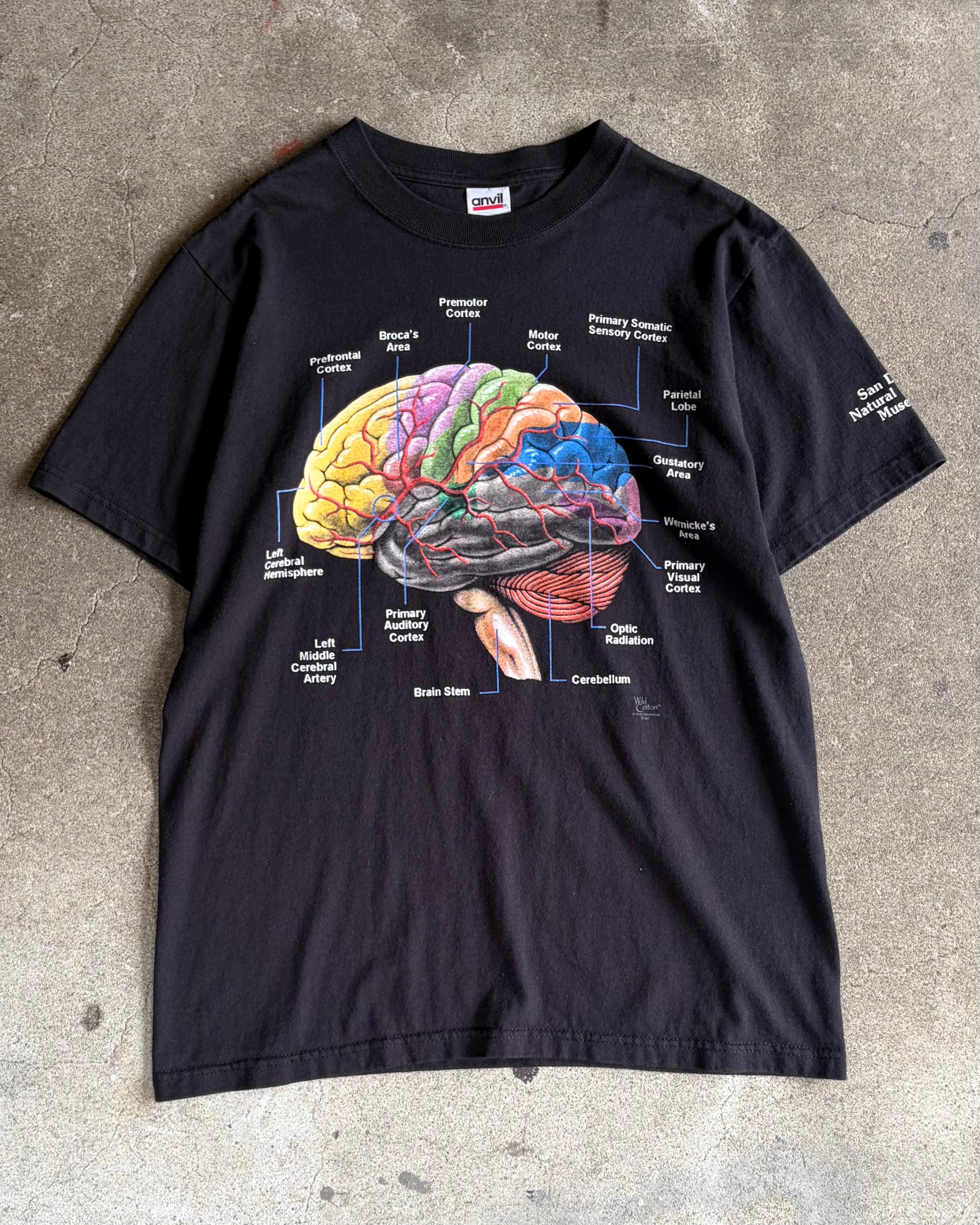 00’s “Atlas Screen” Printing graphic t-shirt medium