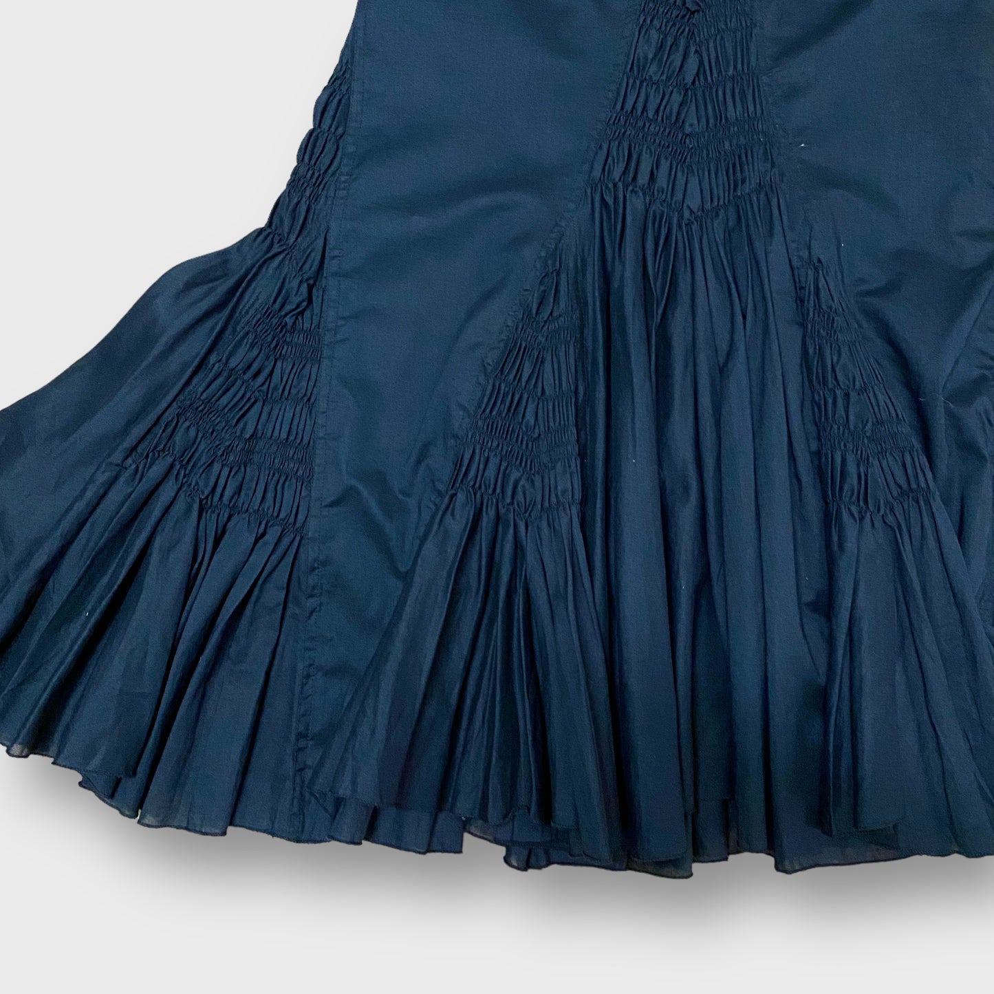 Goth design midi skirt
