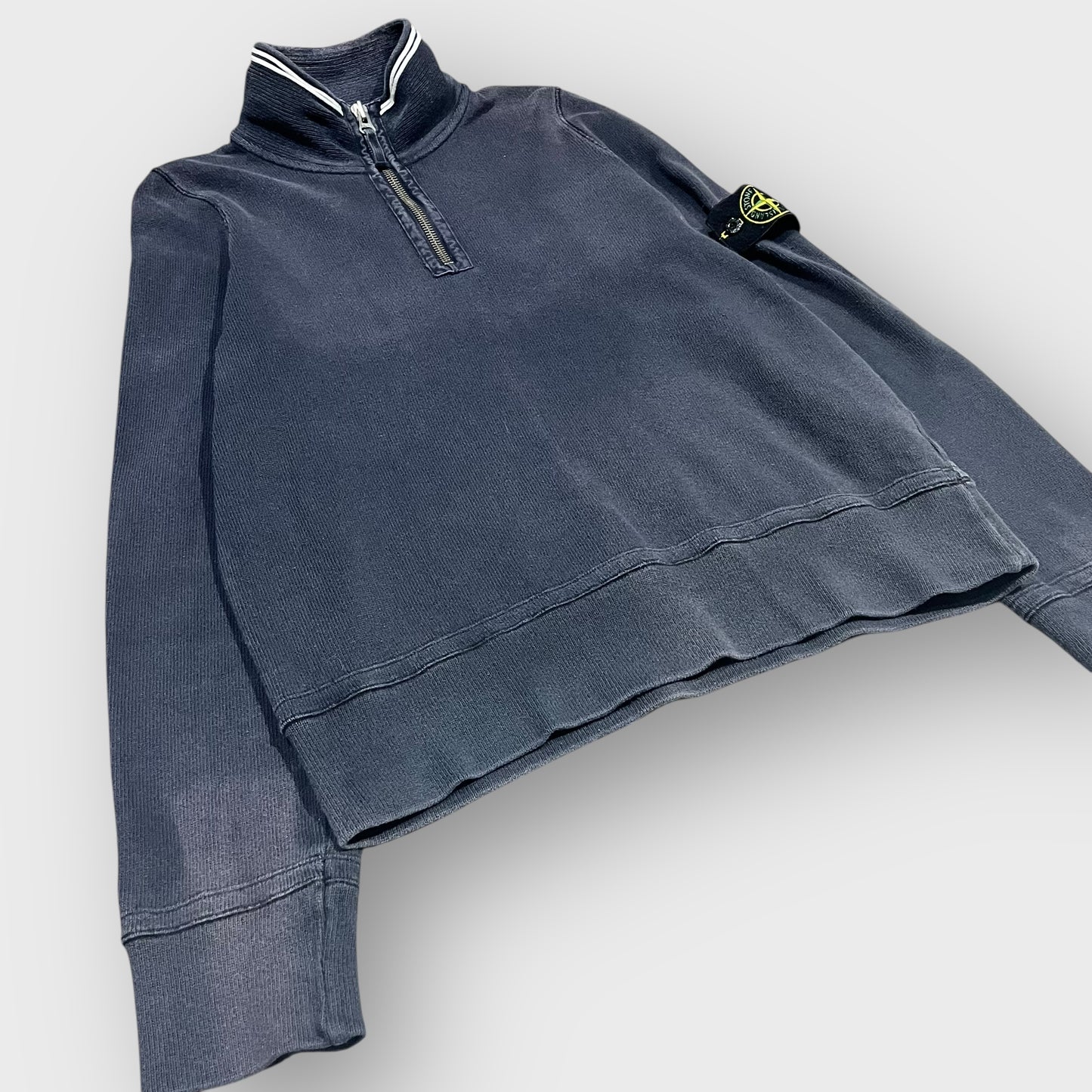 00’s STONE ISLAND
half zip cotton shit