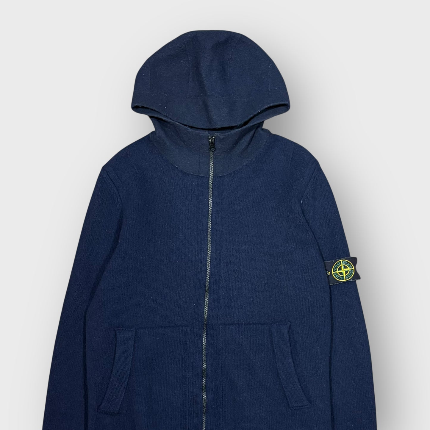 00’s “STONE ISLAND” knit zip hoodie