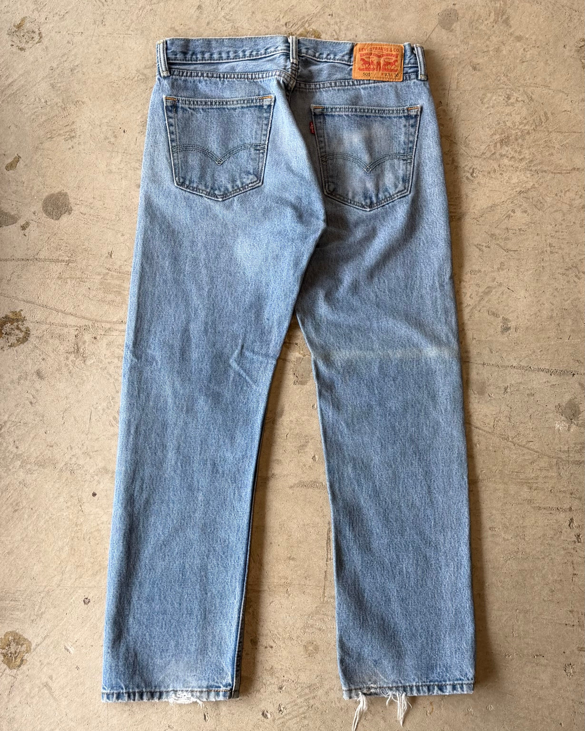 00’s Levi’s “505” denim pants 33×30