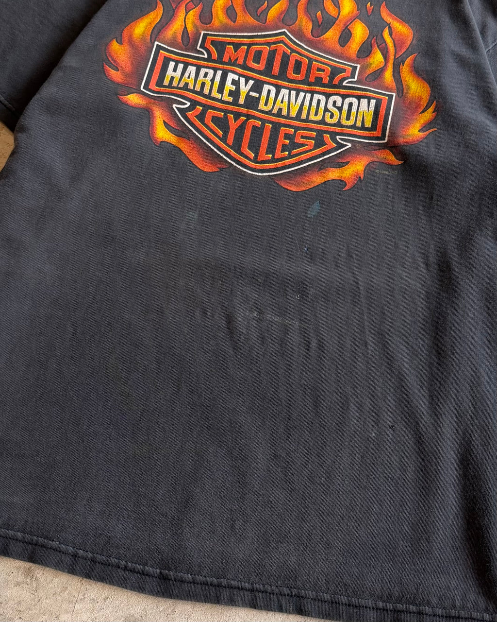 90’s “HARLEY-DAVIDSON” print t-shirt LARGE