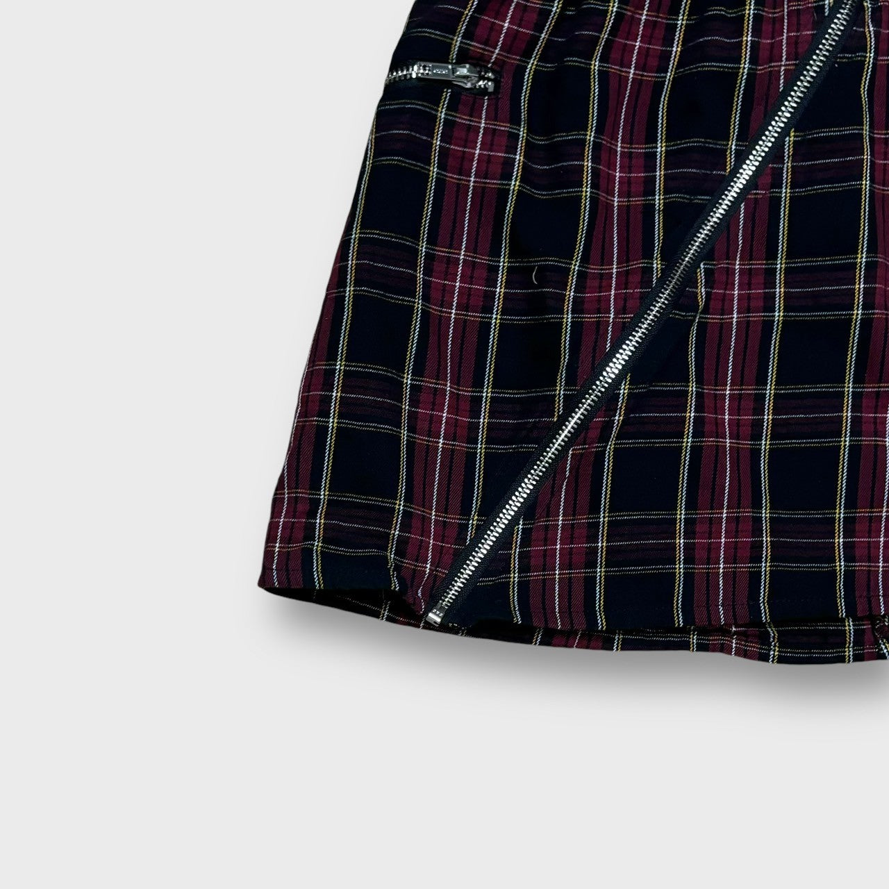 "HOT TOPIC" tartan check pattern skirt