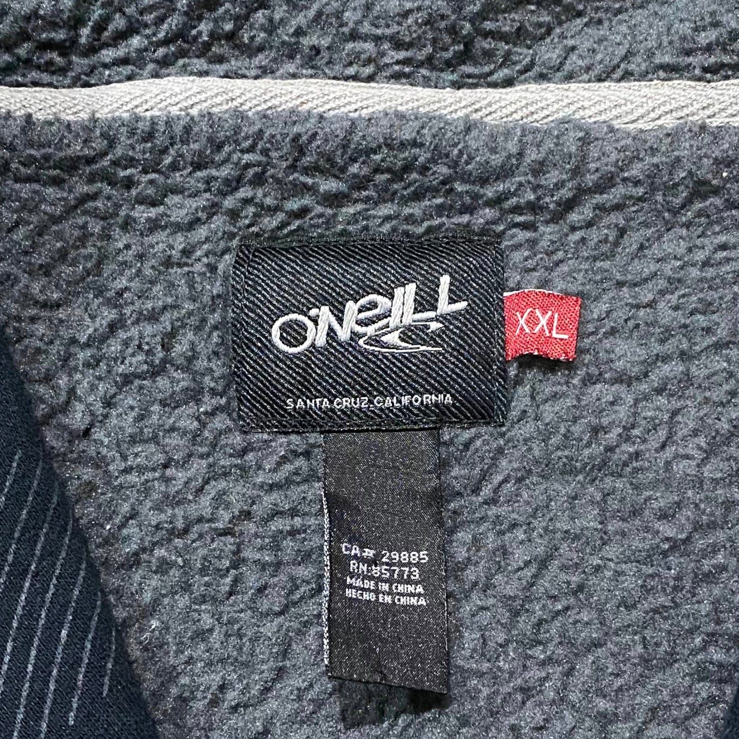 "O'NEILL" Border pattern full zip hoodie