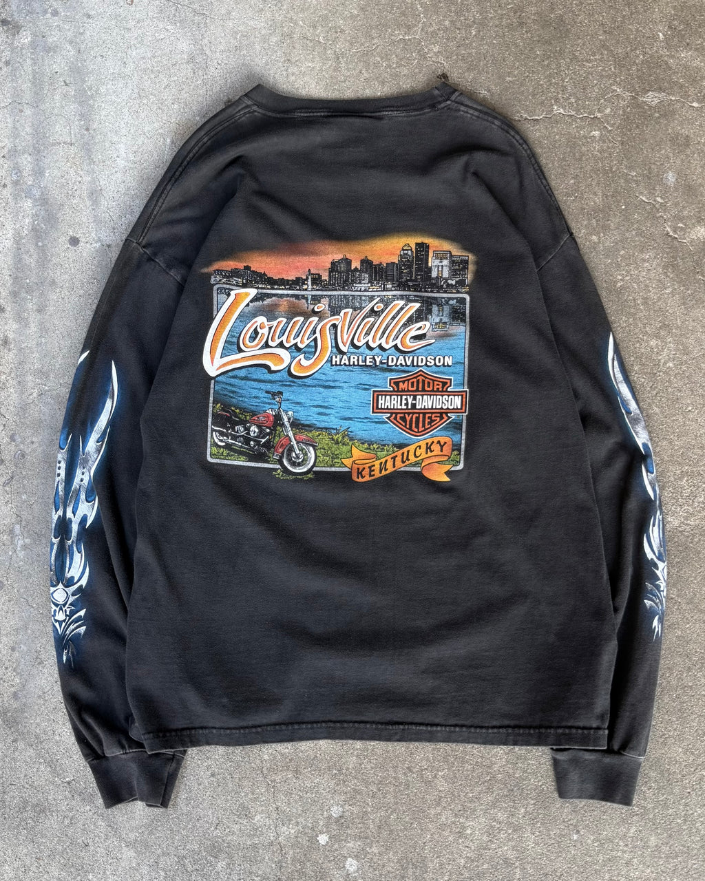 00’s “HARLEY DAVIDSON” l/s t-shirt