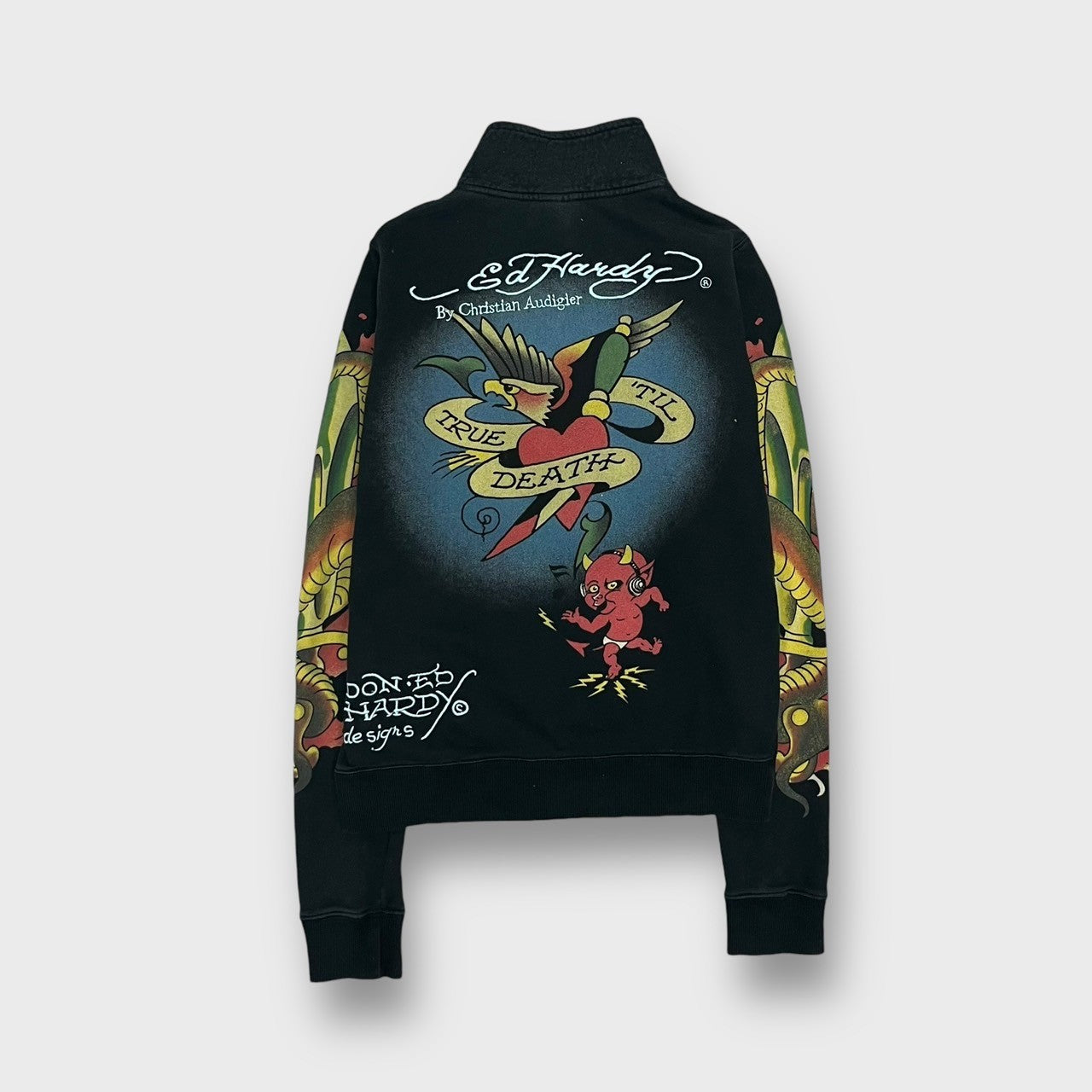 "Ed Hardy" zip up blouson