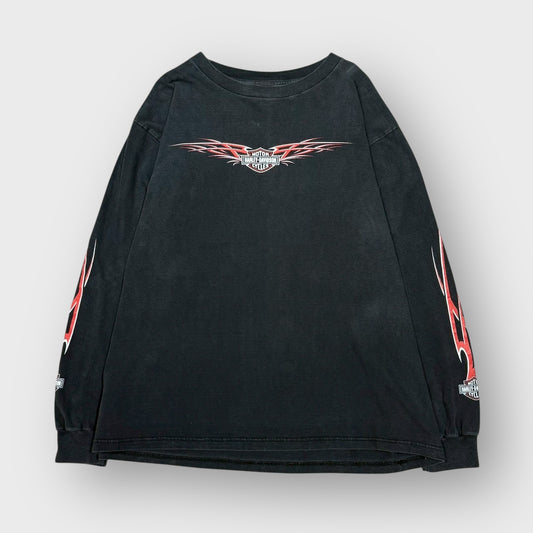 00’s “Harley-Davidson”
Flame pattern l/s t-shirt