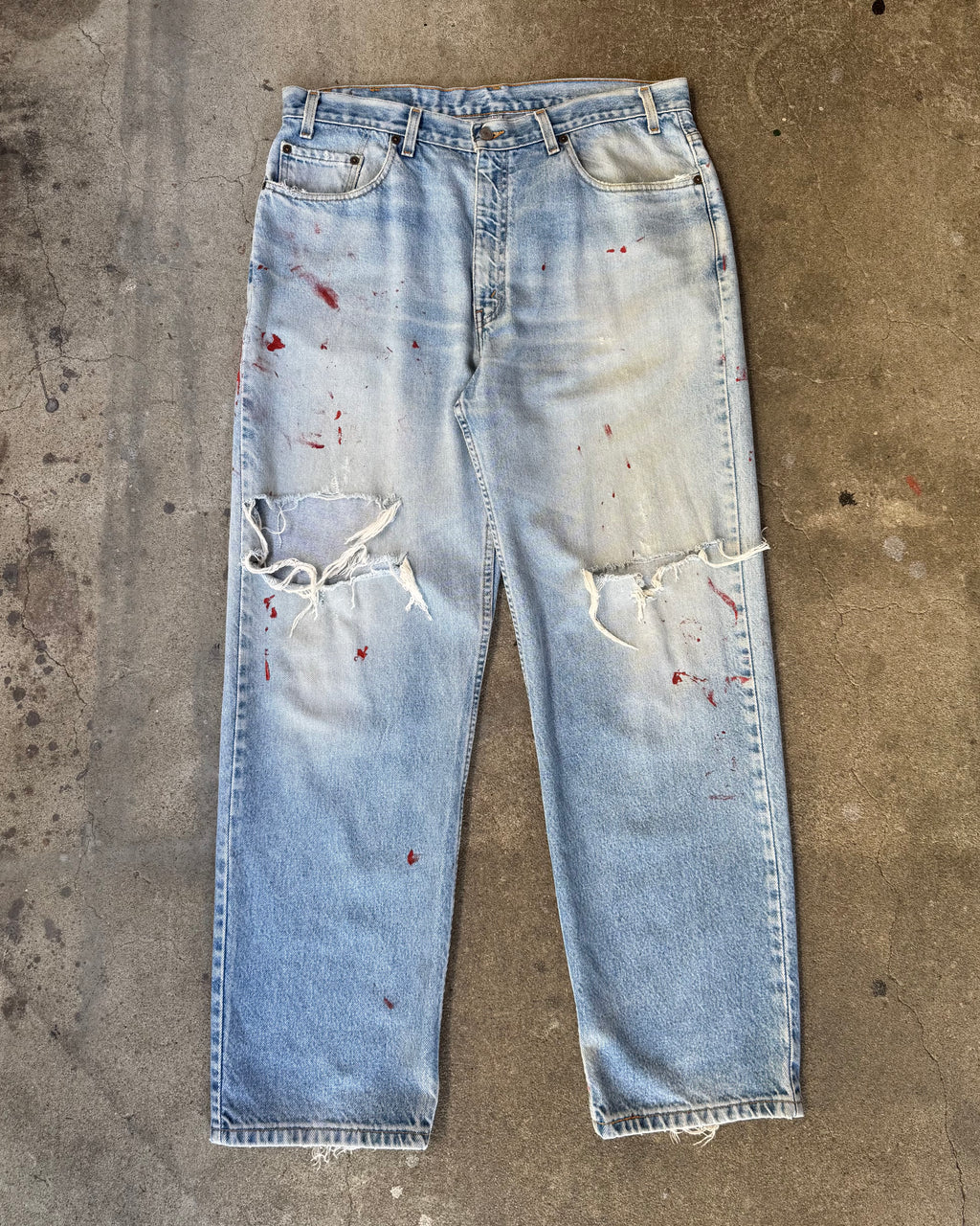 00’s “Levi's”
paint damage denim 38×30