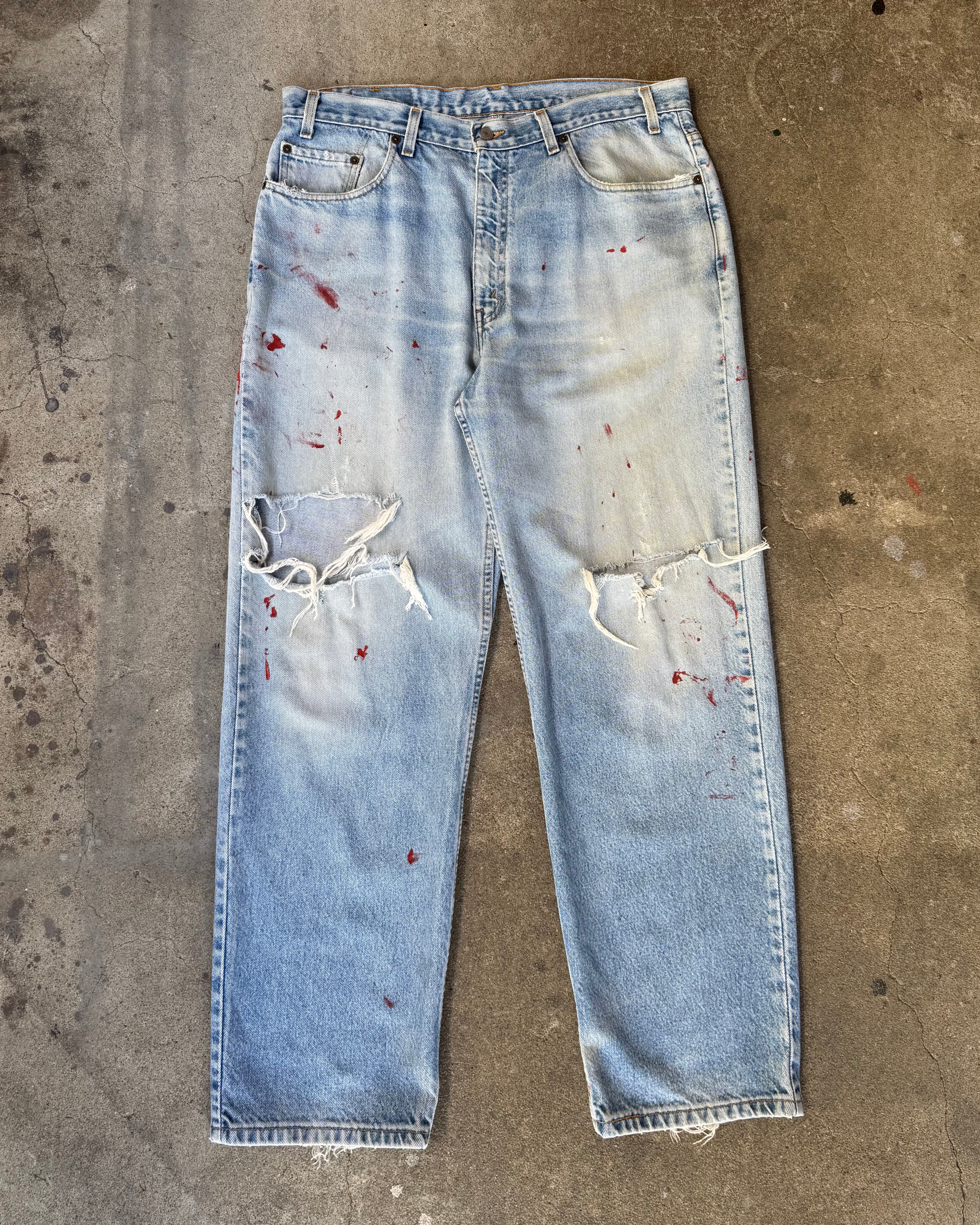 00’s “Levi's”
paint damage denim 38×30