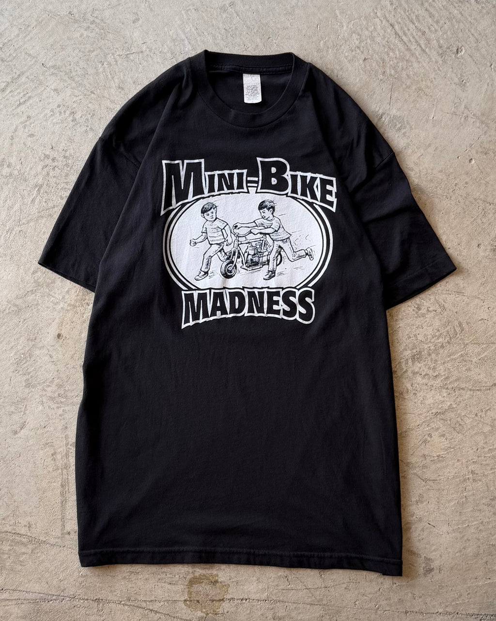90’s “MINI-BIKE MADNESS” print t-shirt LARGE