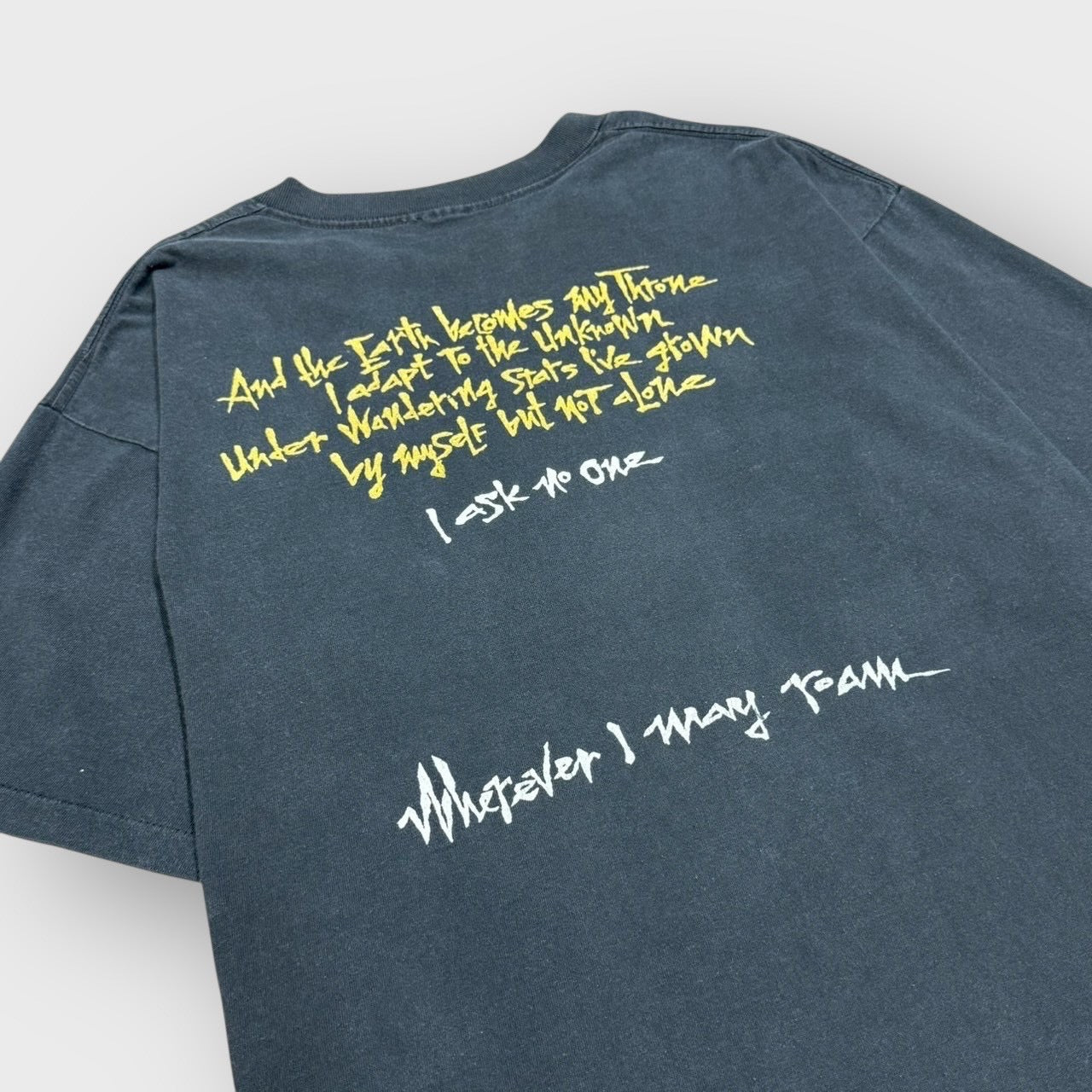 90’s “METALLICA”
“Wherever I May Roam” band t-shirt