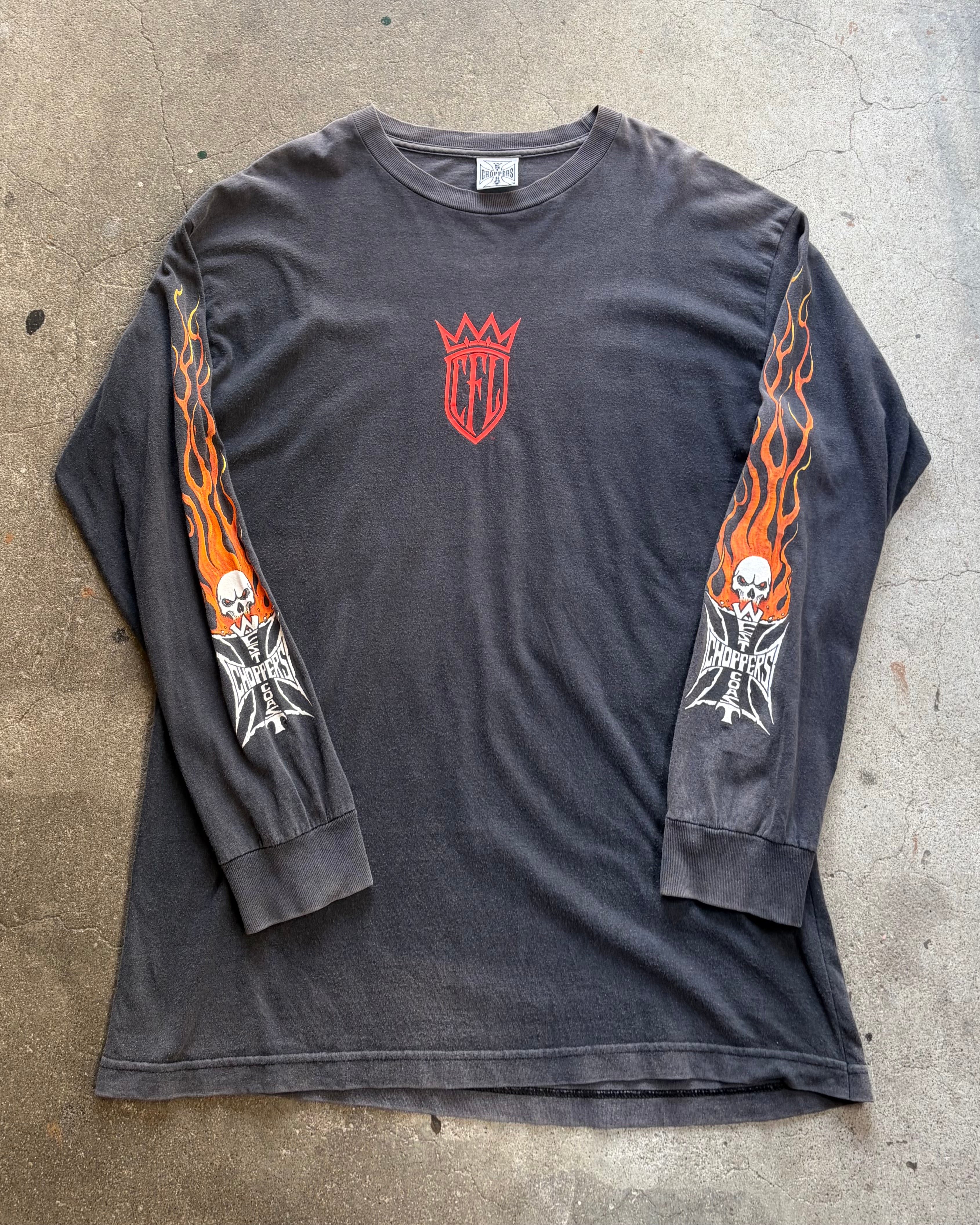 90-00’s “WEST COAST CHOPPERS” l/s t-shirt