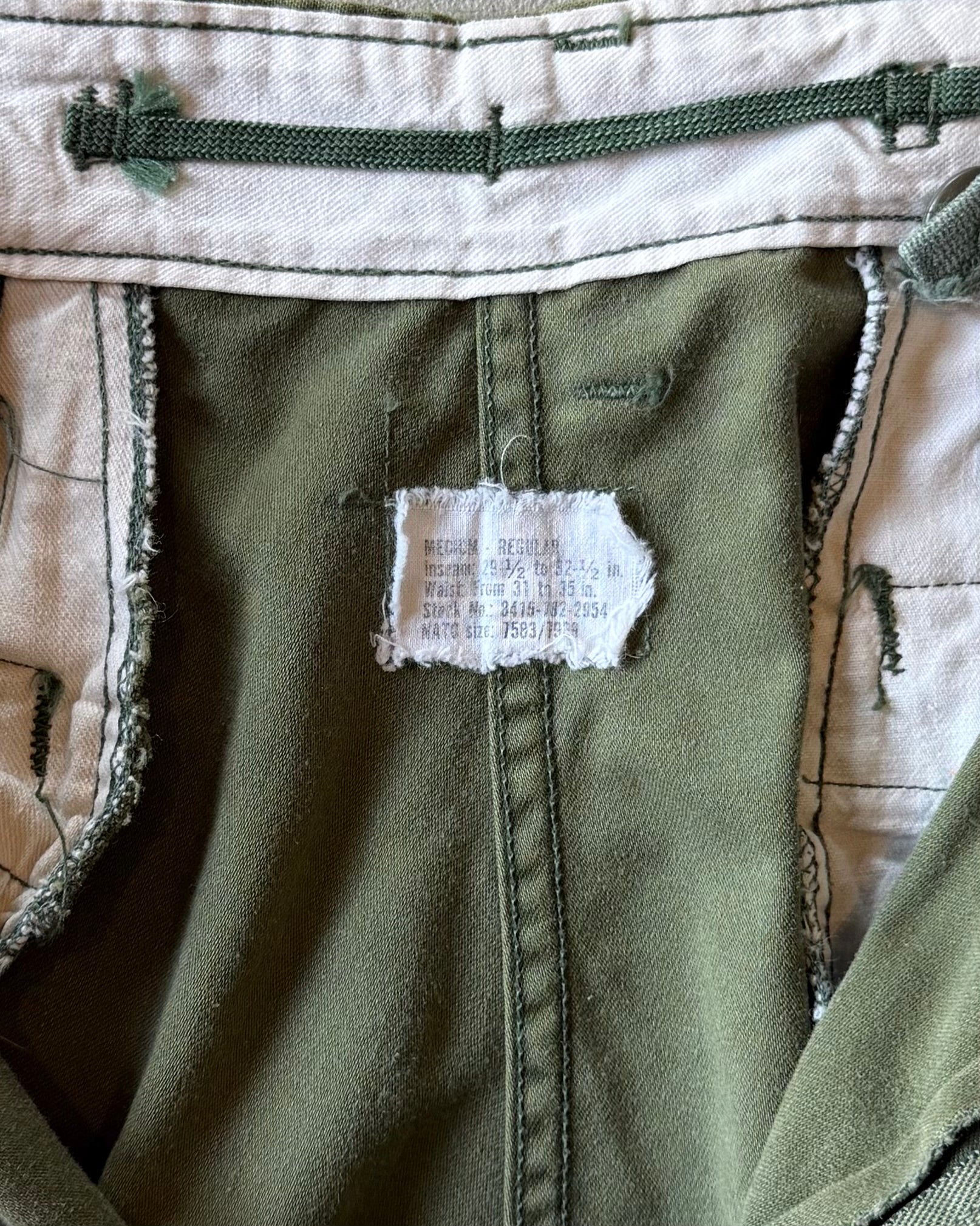 60’s “M-65” cargo pants MEDIUM REGULAR