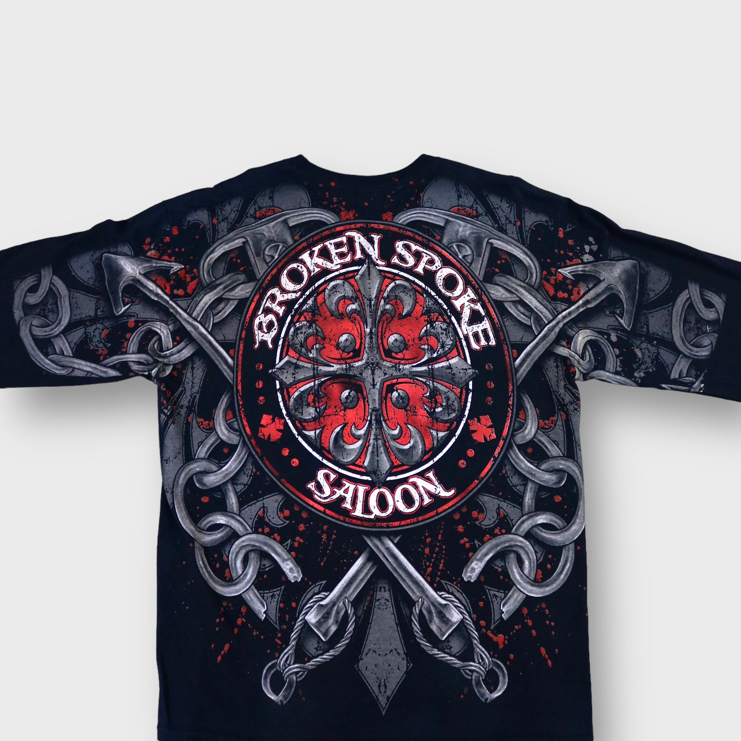 Chain design l/s t-shirt