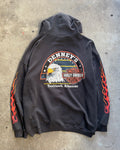 90’s “HARLEY DAVIDSON” zip up hoodie 3x-large
