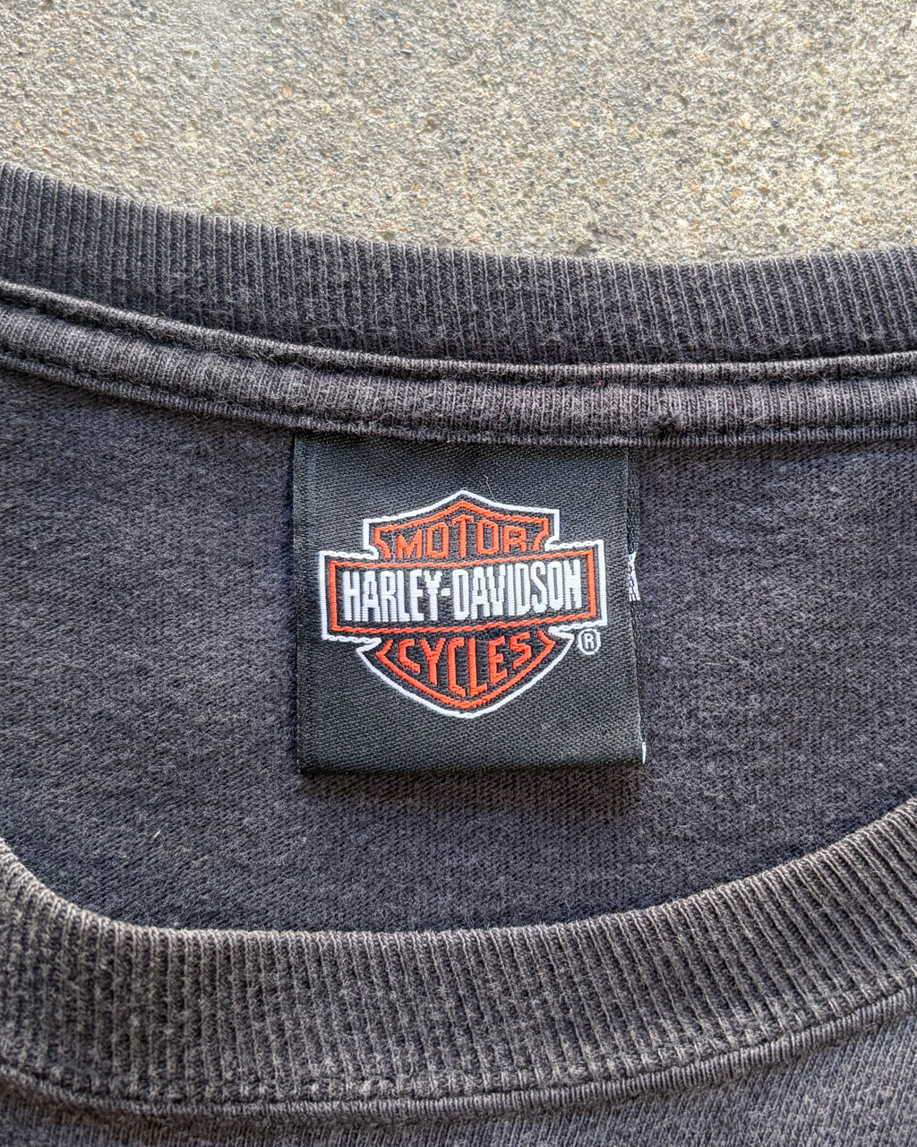 90’s “HARLEY DAVIDSON” flame pattern l/s t-shirt