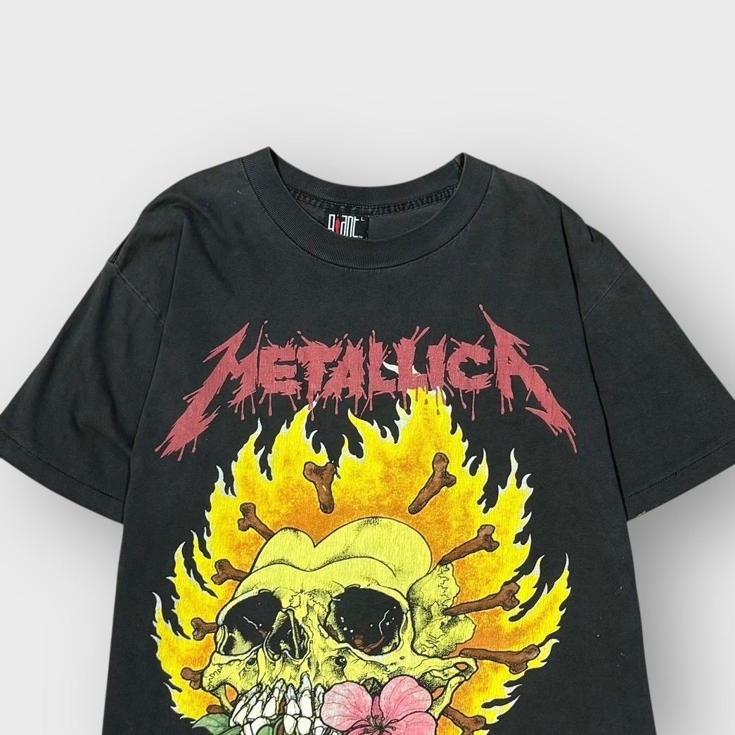 90’s “METALLICA”
“Flaming Flower Skull” pushead t-shirt