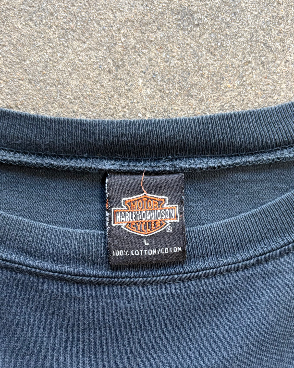 00’s “HARLEY DAVIDSON” l/s t-shirt large