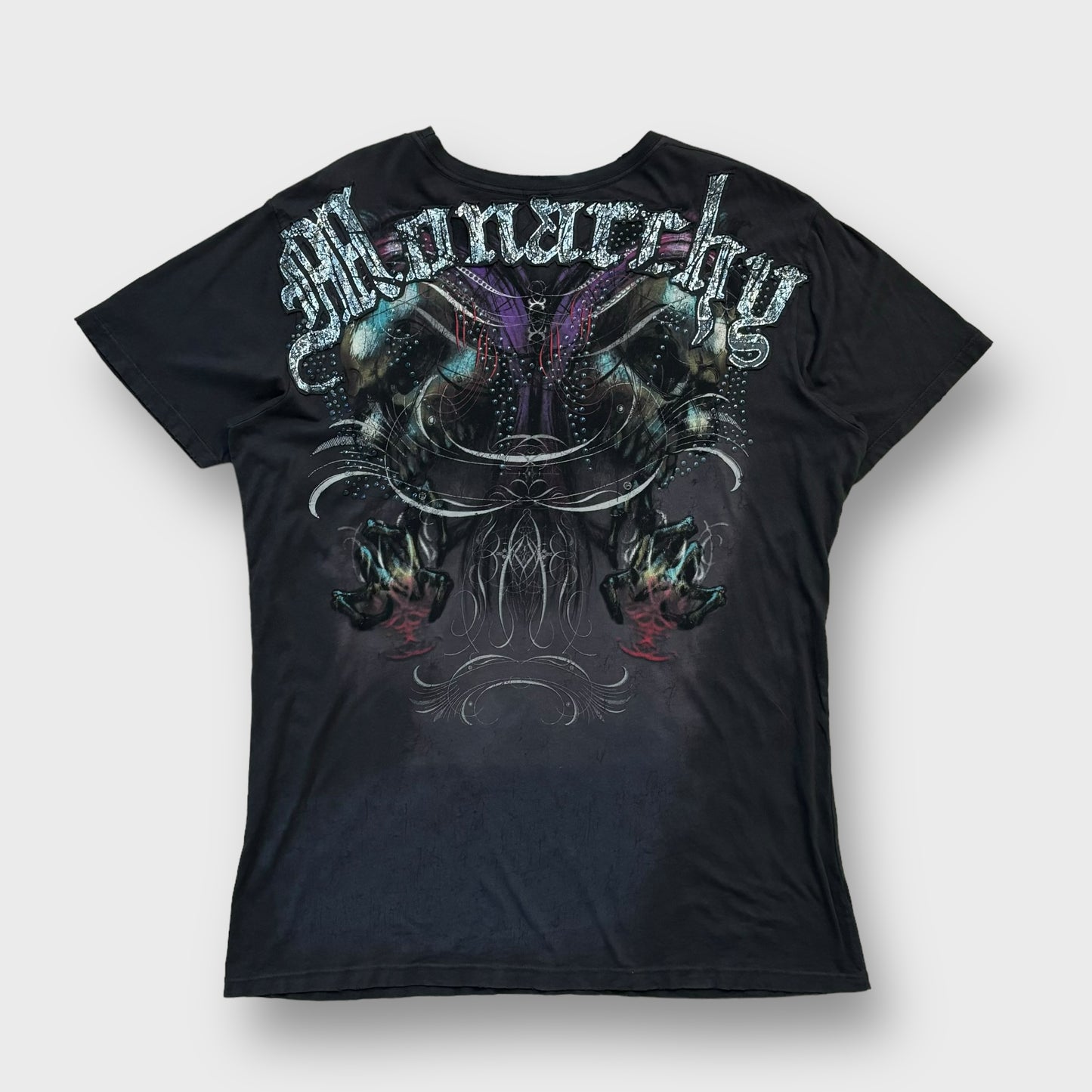 "MONARCHY" graphic design t-shirt
