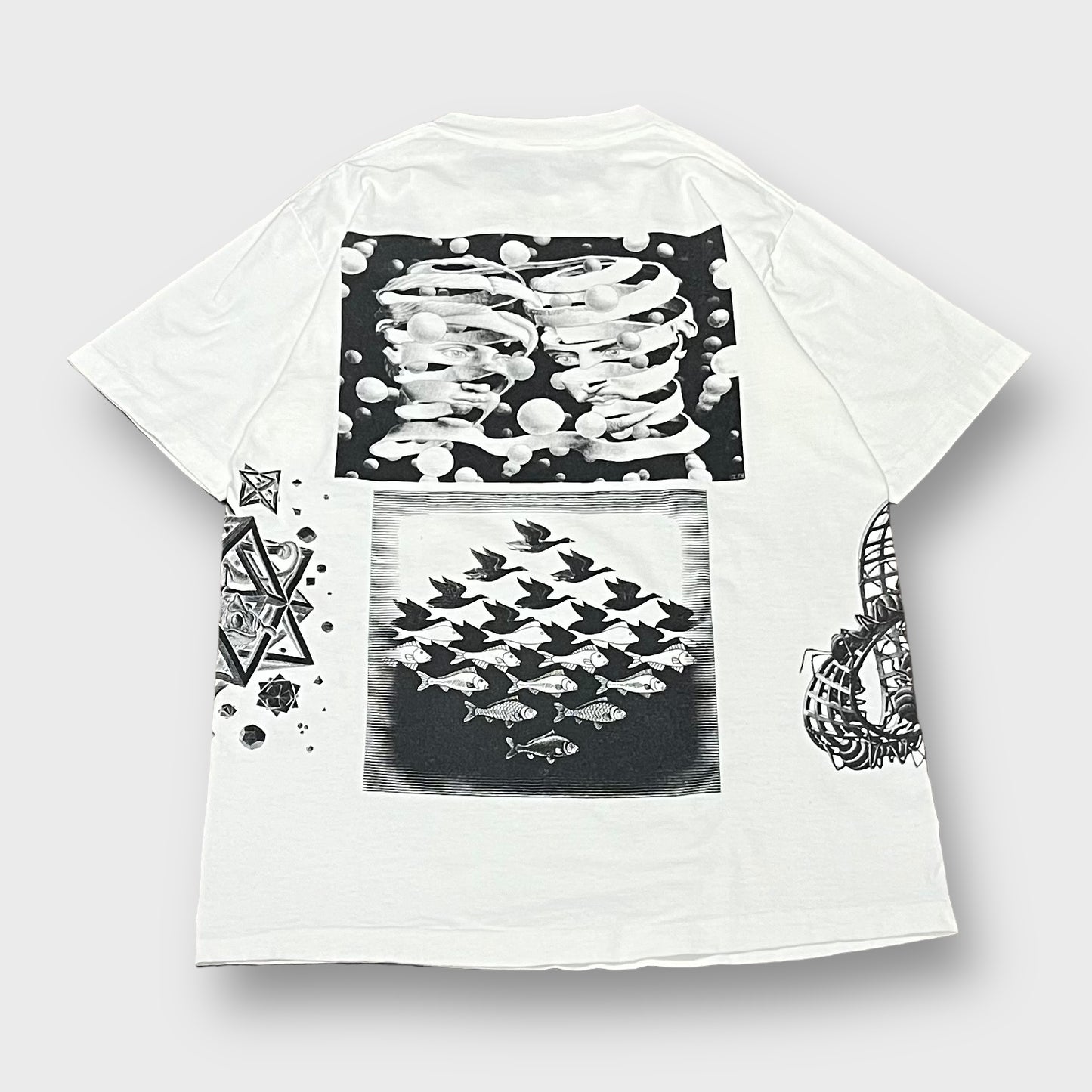 90’s “M.C. ESCHER” multi art t-shirt