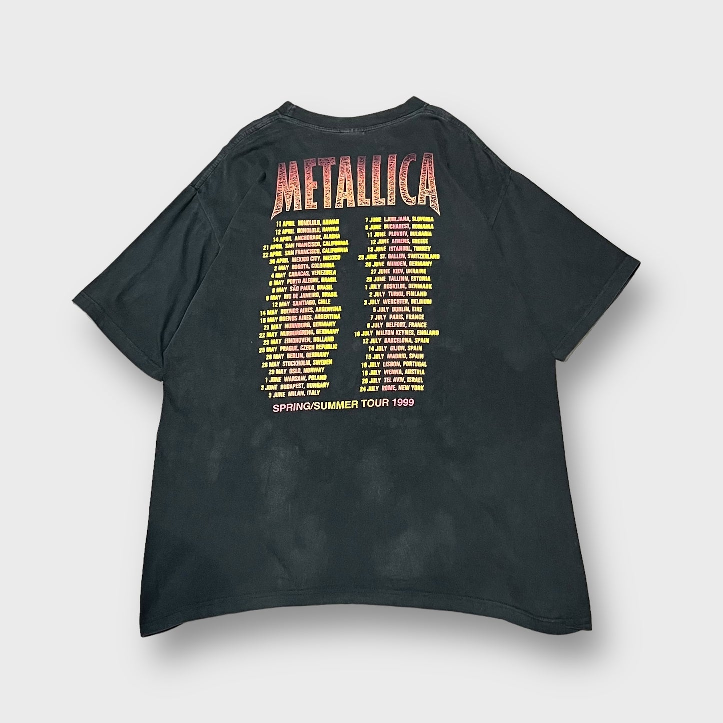 90’s “METALLICA”tour band t-shirt