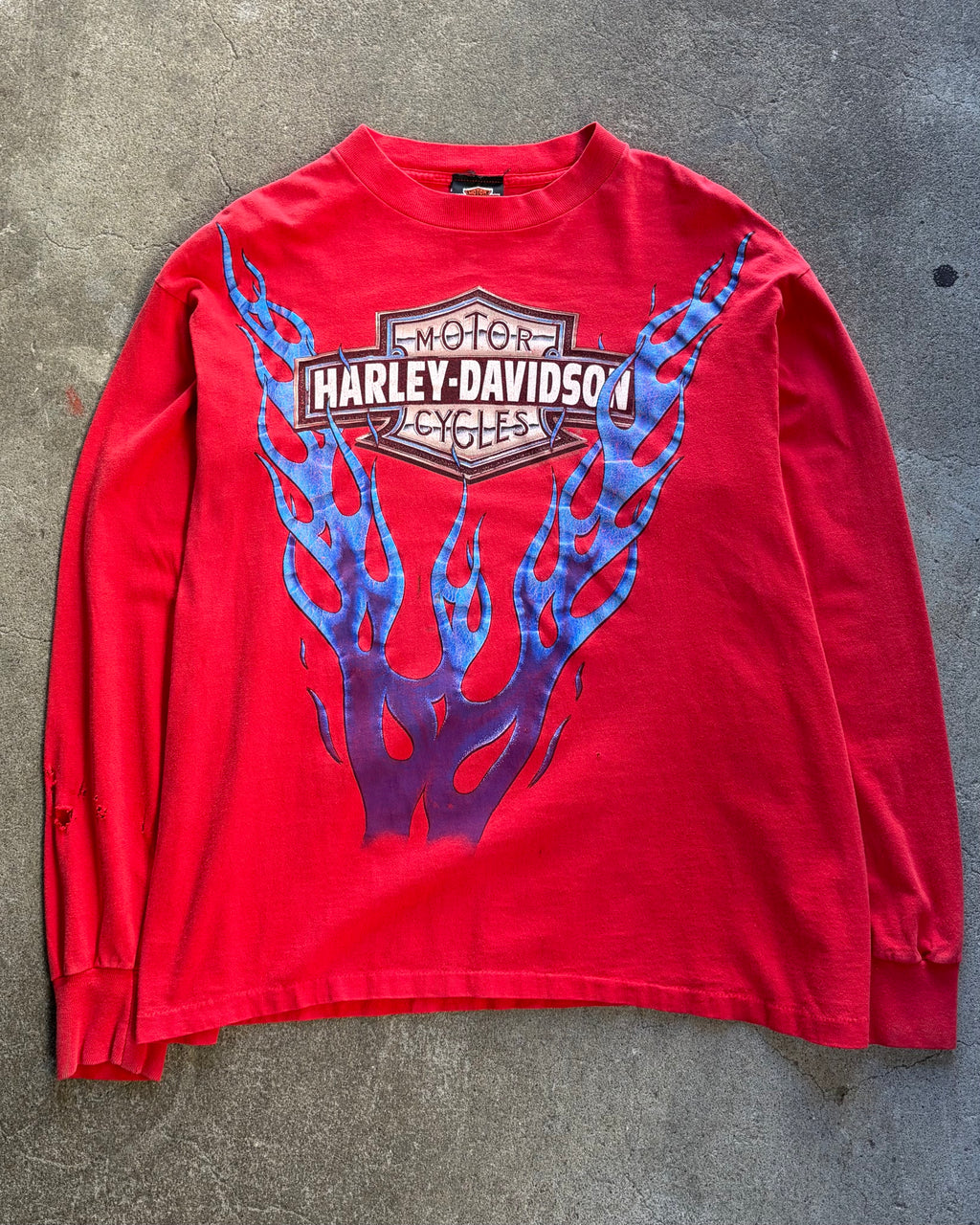 90’s “HARLEY DAVIDSON” l/s t-shirt large