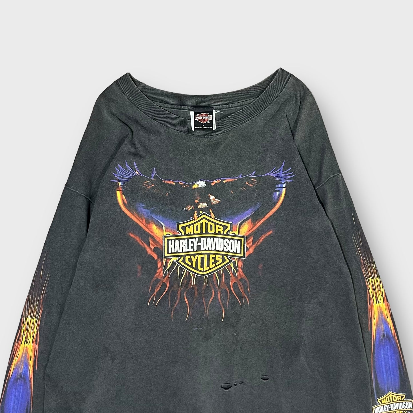 00’s “HARLEY DAVIDSON” l/s  t-shirt