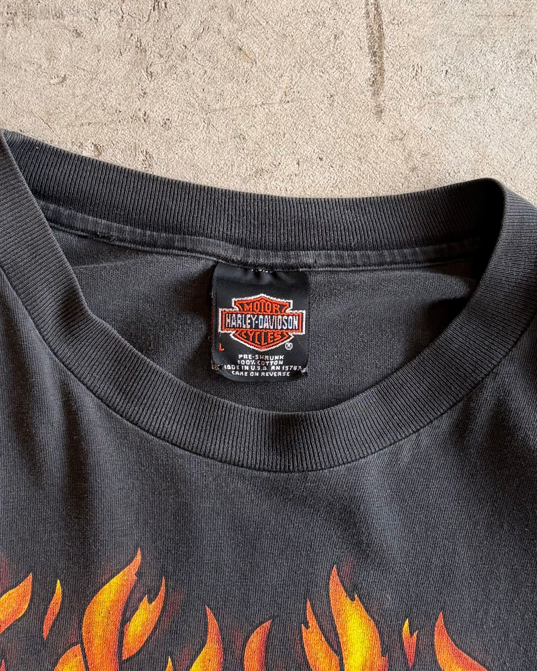 90’s “HARLEY-DAVIDSON” print t-shirt LARGE