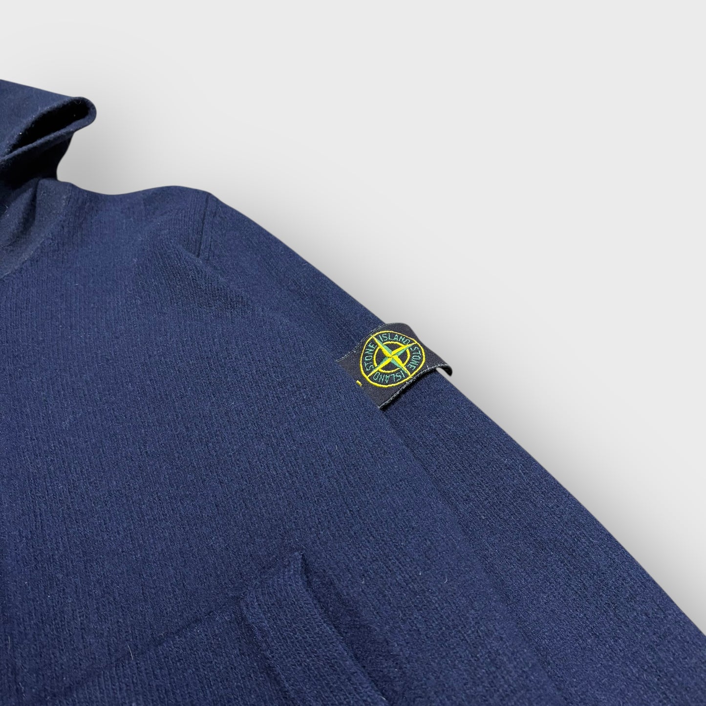 00’s “STONE ISLAND” knit zip hoodie