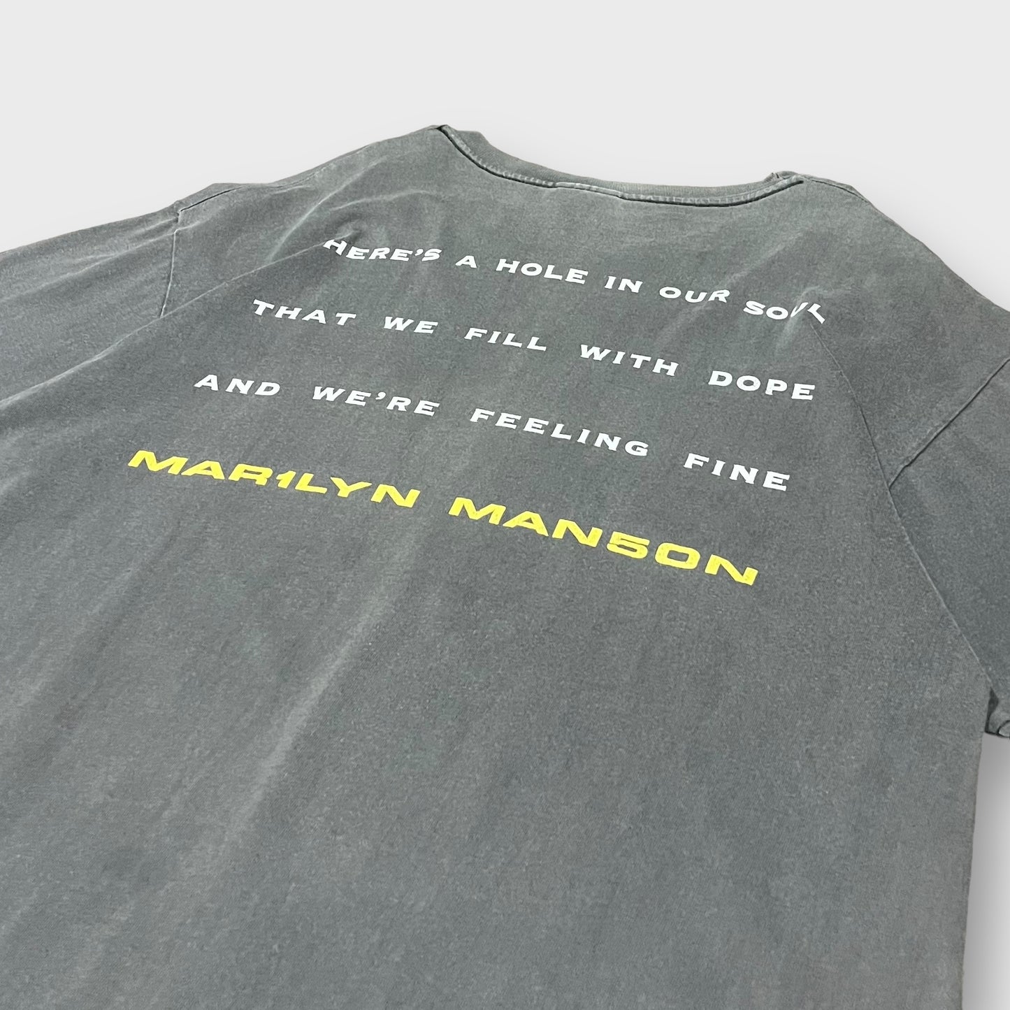 1998 MARILYN MANSON
“THERE'S A HOLE IN OUR SOUL” t-shirt