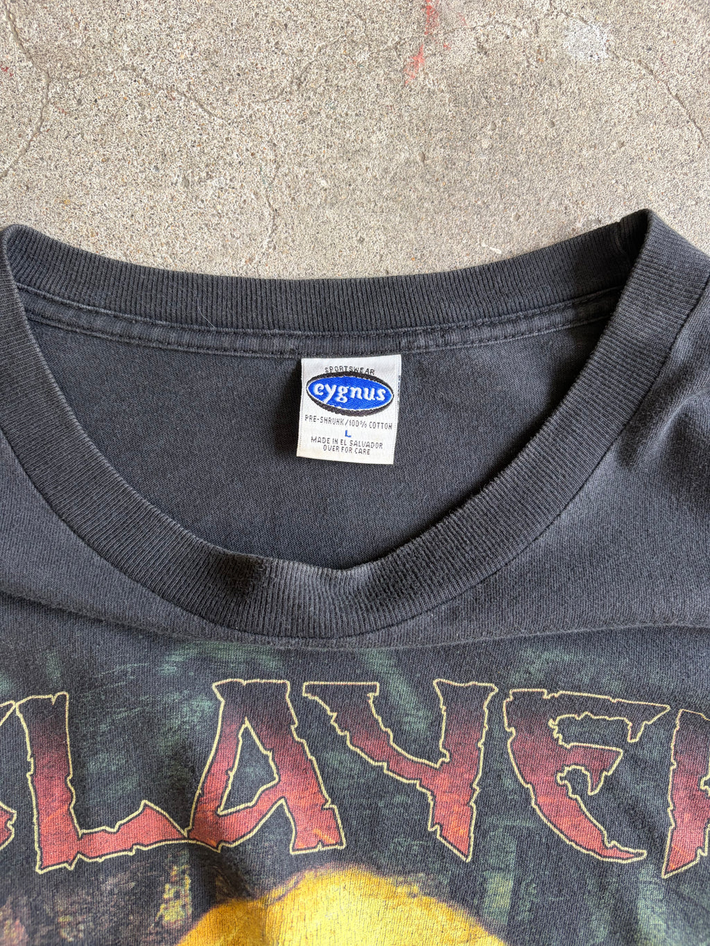 00’s  “SLAYER” band t-shirt large