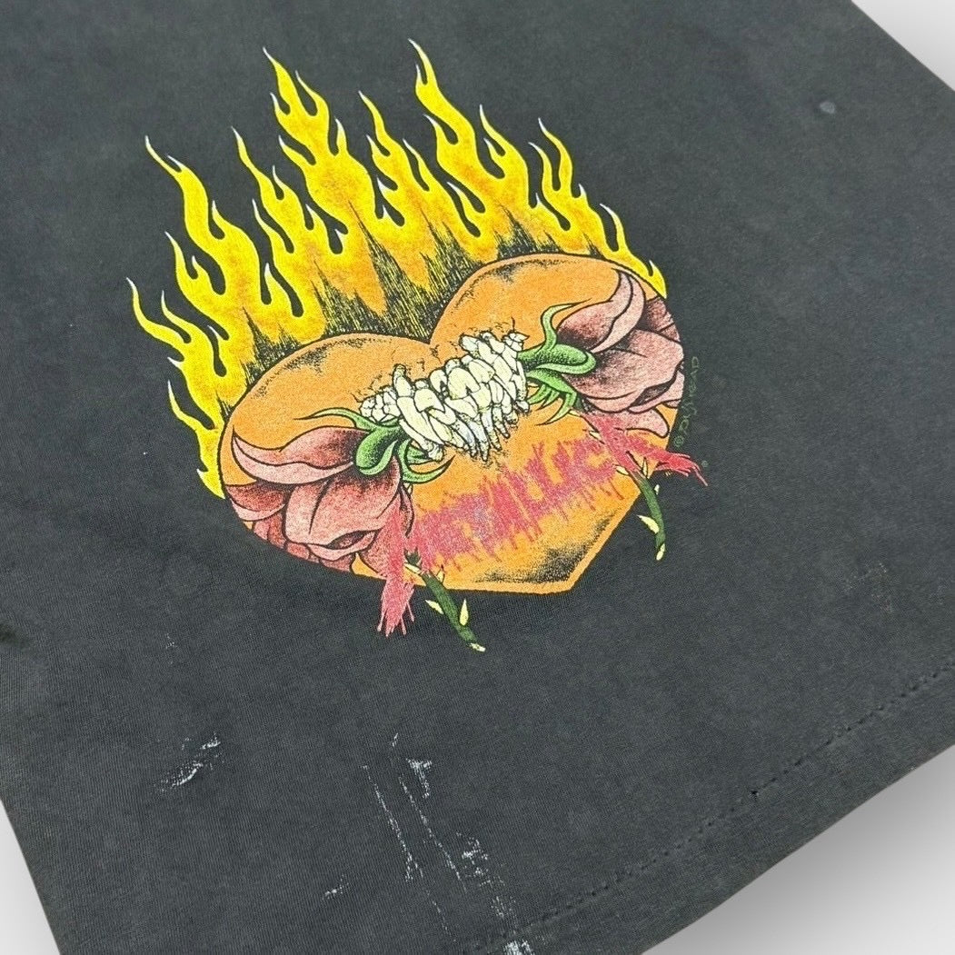 90’s “METALLICA”
“Flaming Flower Skull” pushead t-shirt
