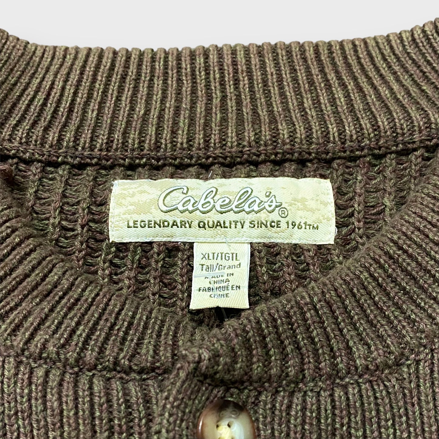 Henly neck ridge knitting sweater