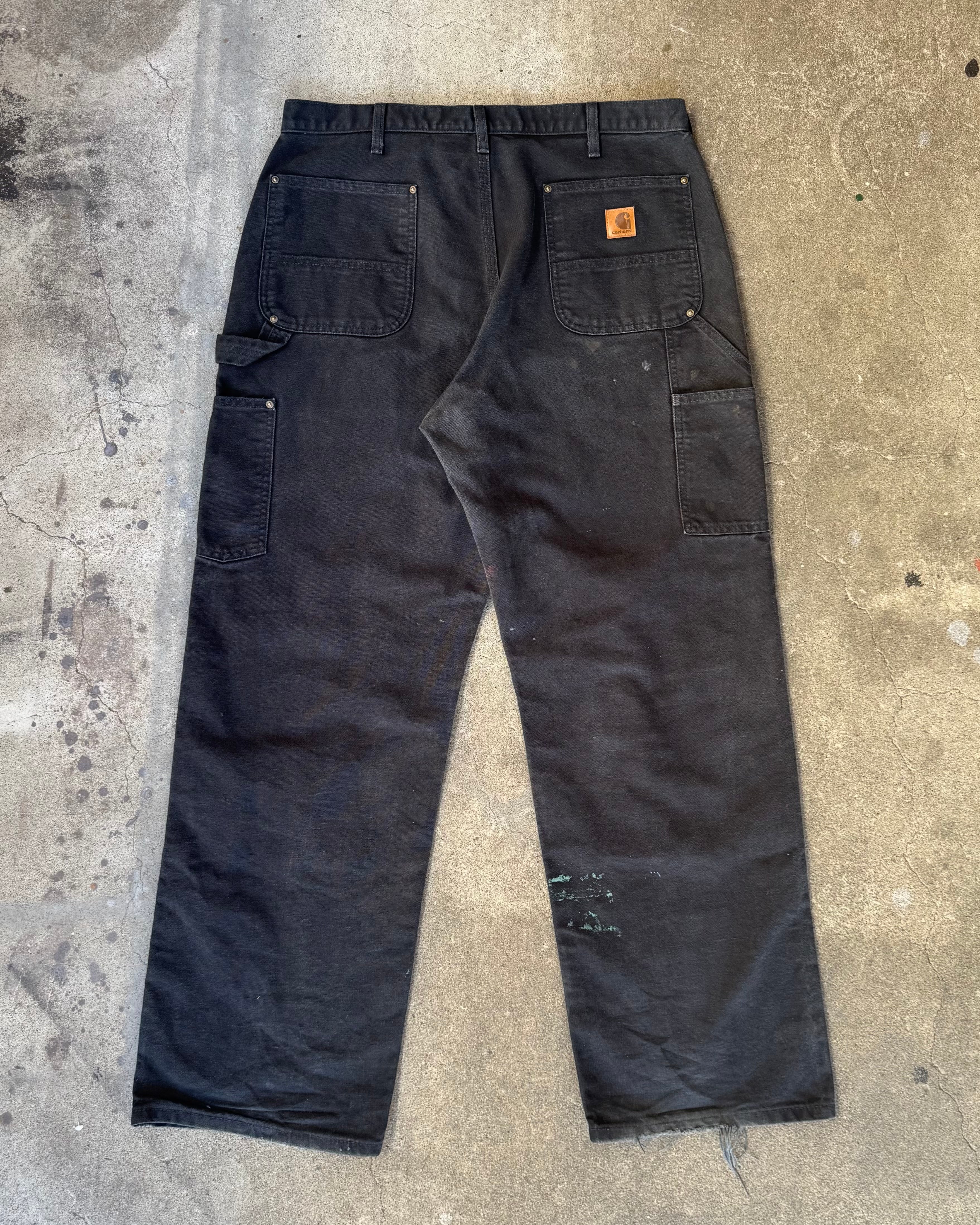 00’s “Carhartt”faded double knee work wear pants 36×30