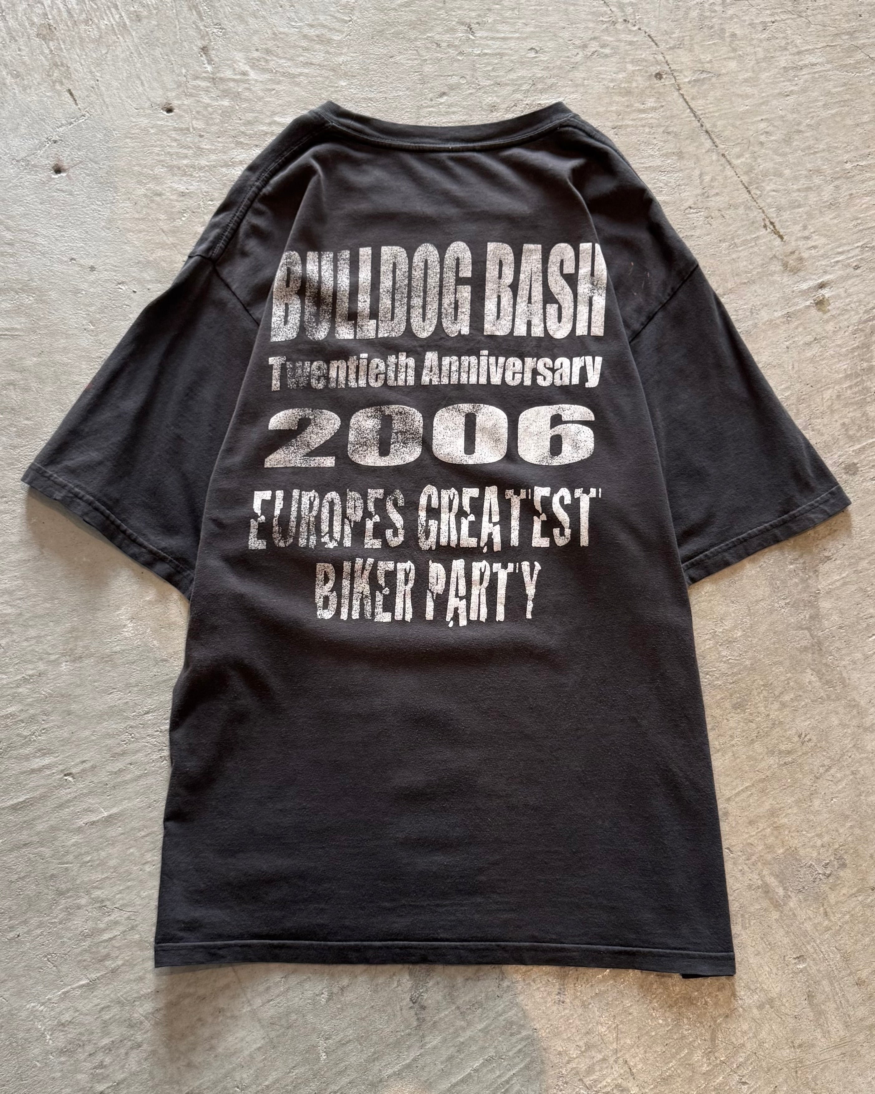 90’s “BULLDOG BAS” anniversary t-shirt x-large