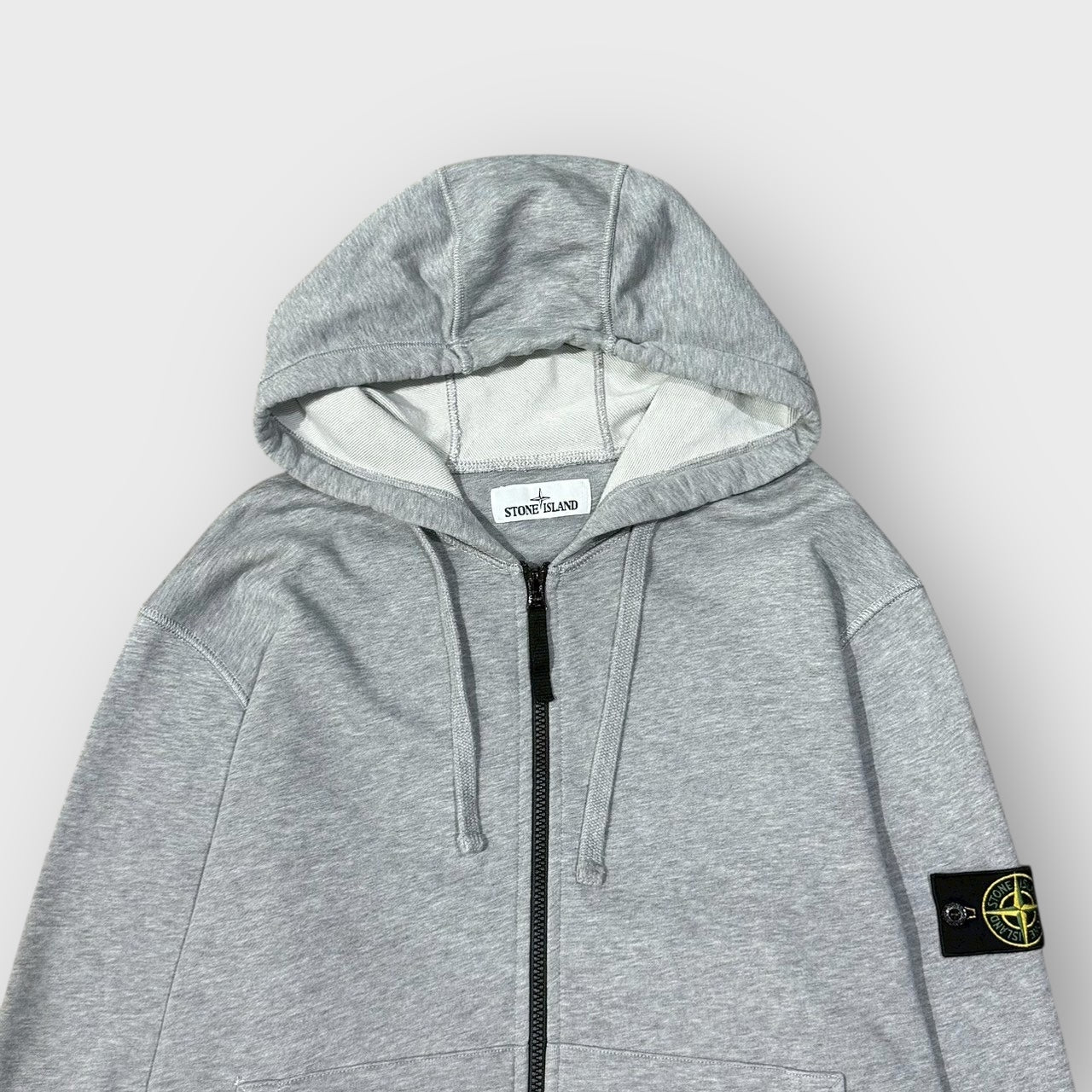 【試着のみ】STONE  FULL ZIP SWEATSHIRT Ｌ 00's “STONE ISLAND” zip up hoodie – XXNT