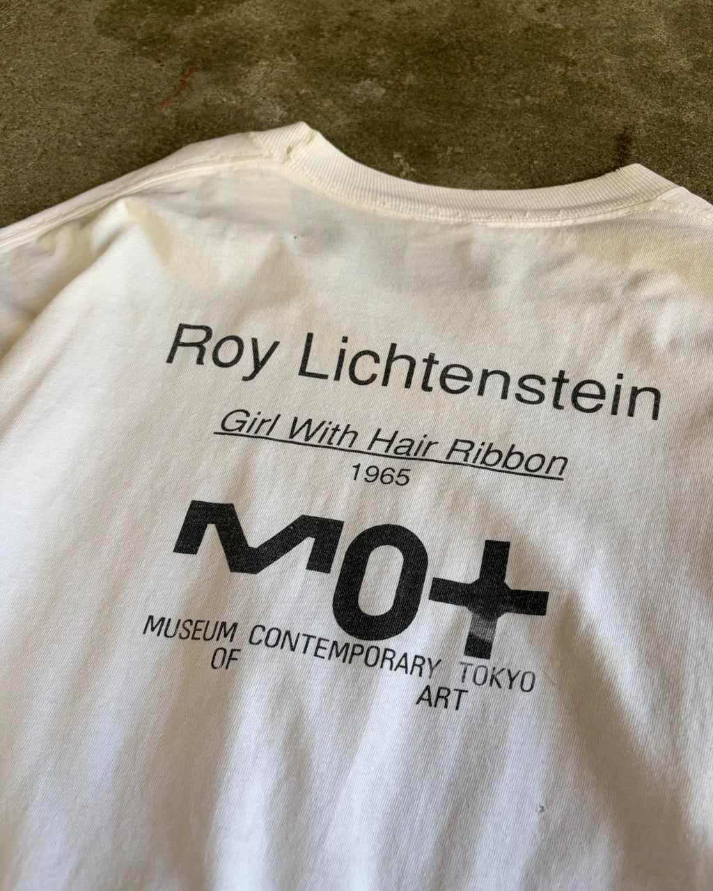 90’s Roy Lichtenstein “Girl With Hair Ribbon” art t-shirt large
