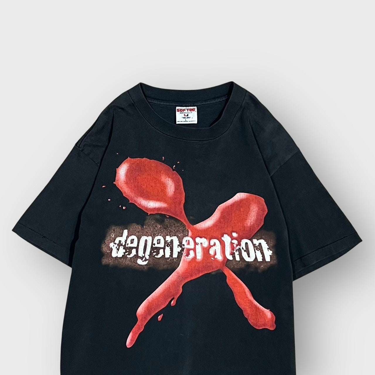 90’s-00’s “degeneration” pro wrestling t-shirt