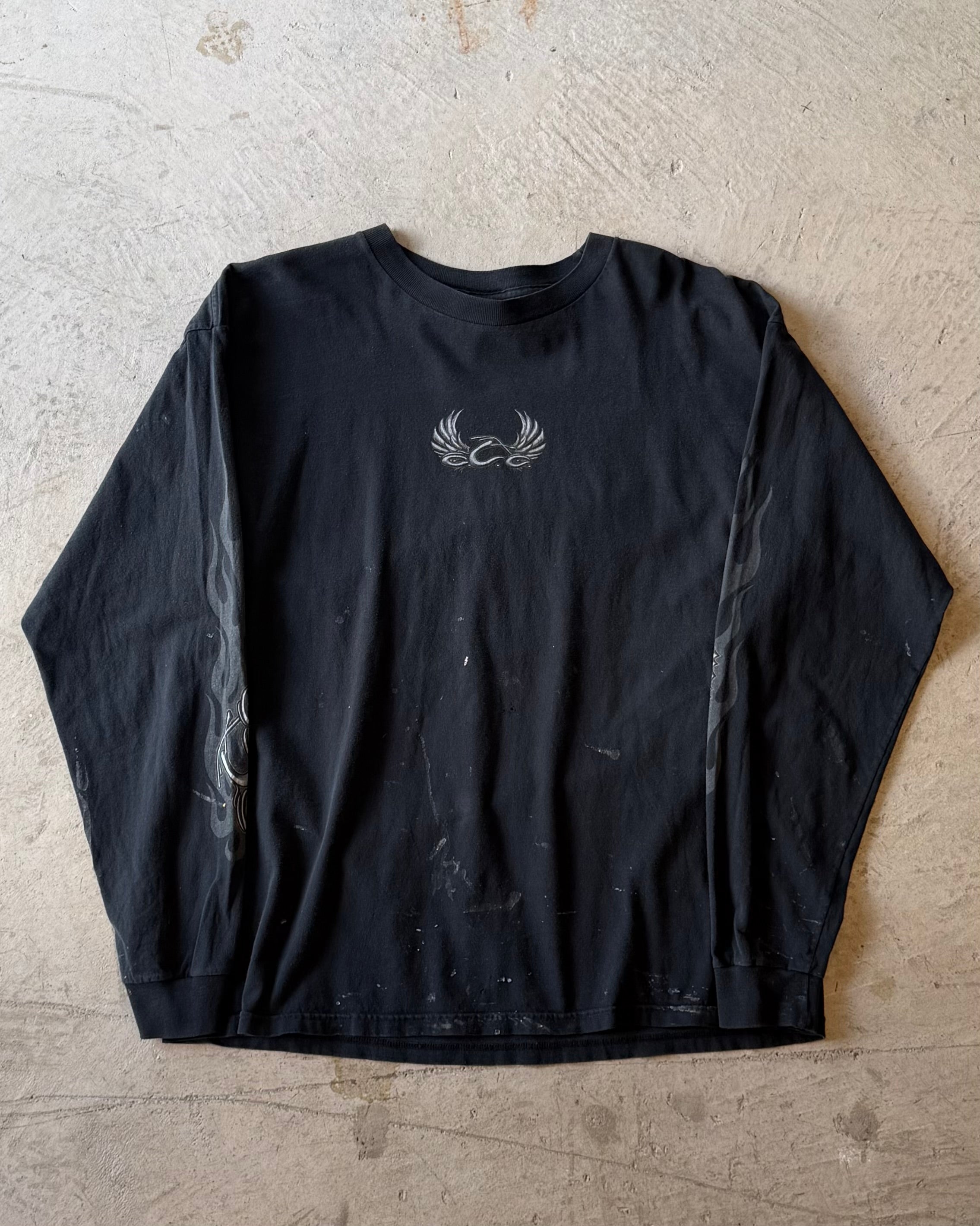 00’s “ORANGE COUNTRY CHOPPERS” l/s t-shirt X-LARGE