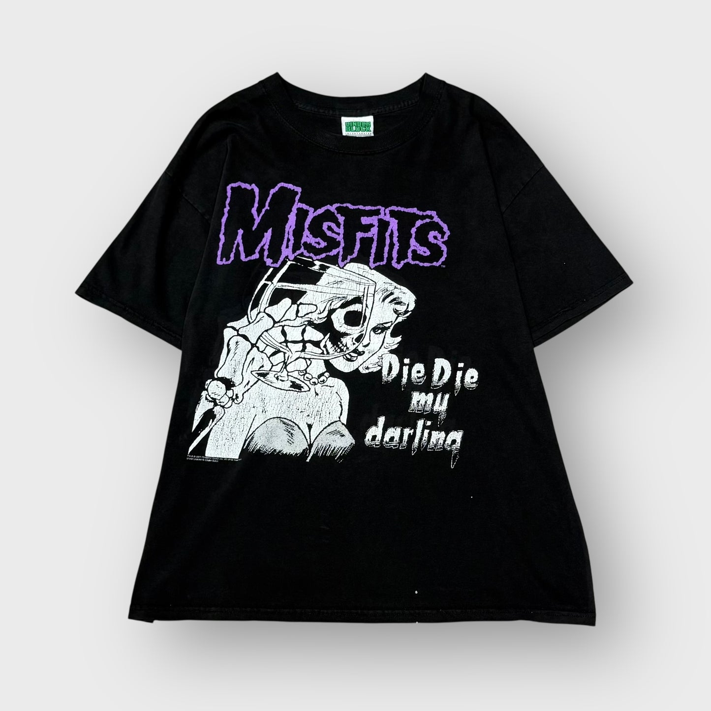 90’s-00’s Misfits “Die,Die My Darling” music t-shirt