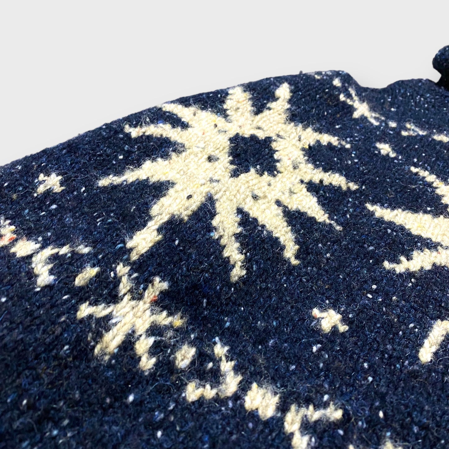 90's "HARVEY ROTHSCHILD" Nordic pattern high neck knit