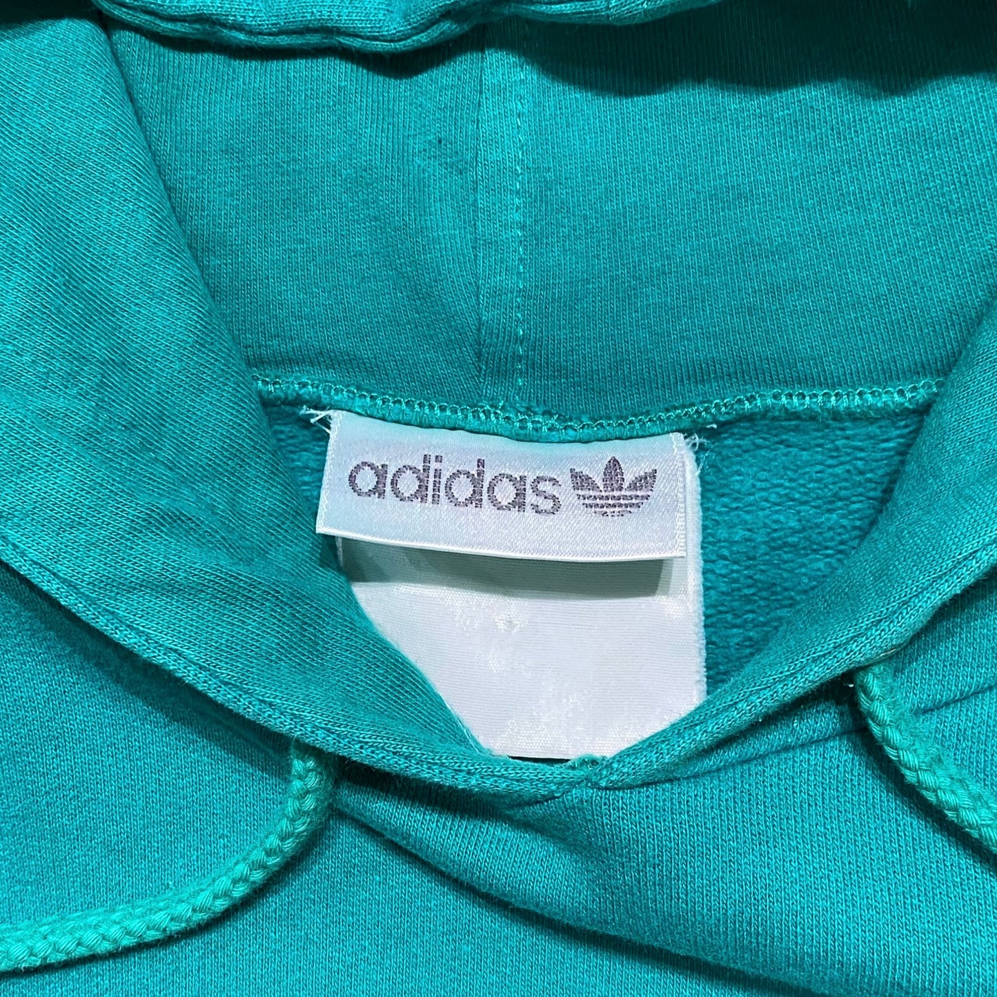 80's "adidas" Trefoil logo design hoodie