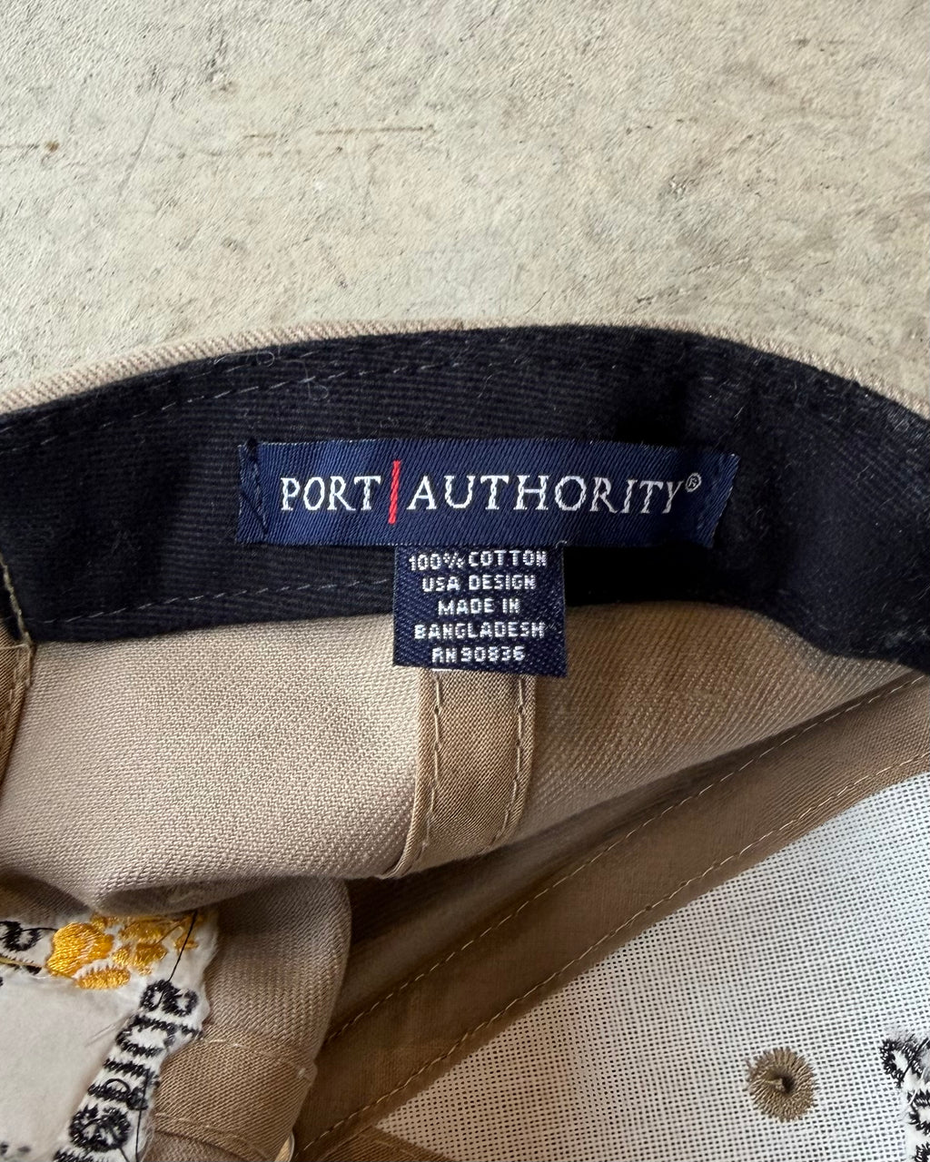 “Port Authority” cap
