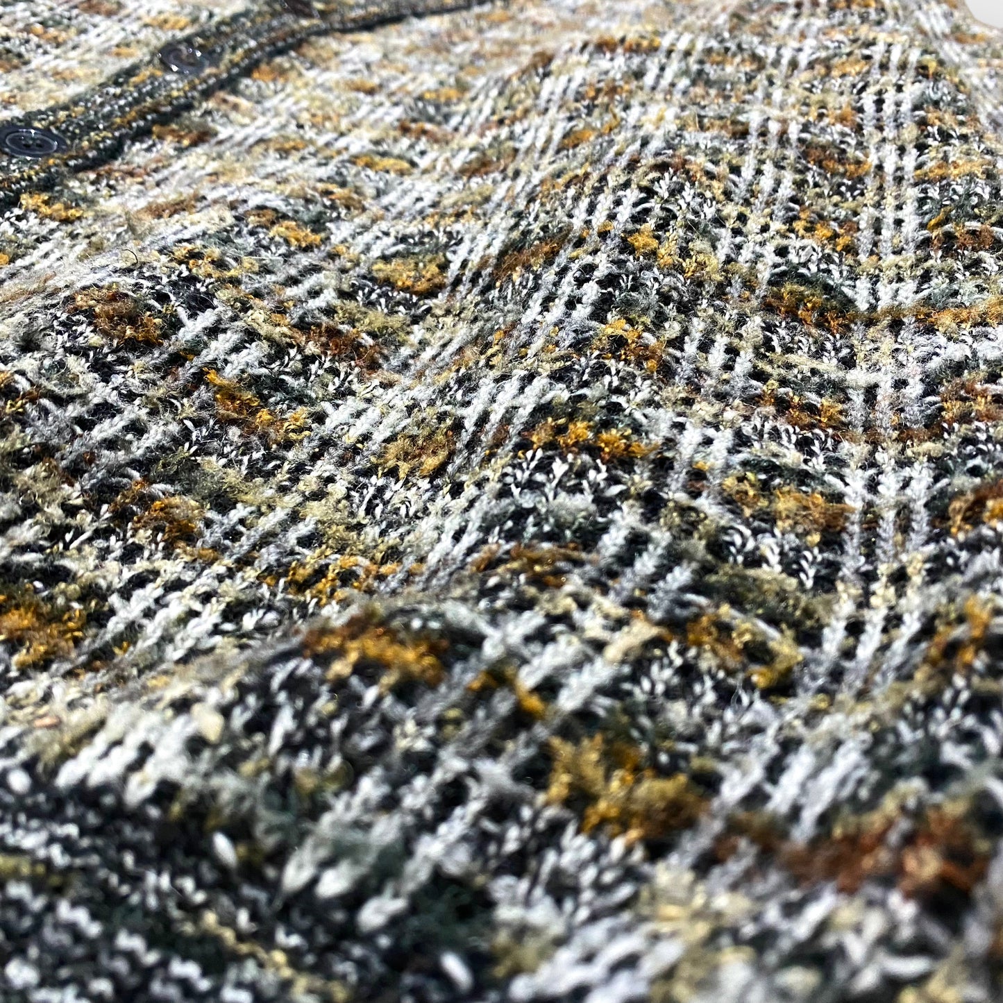 Multi pattern knit cardigan