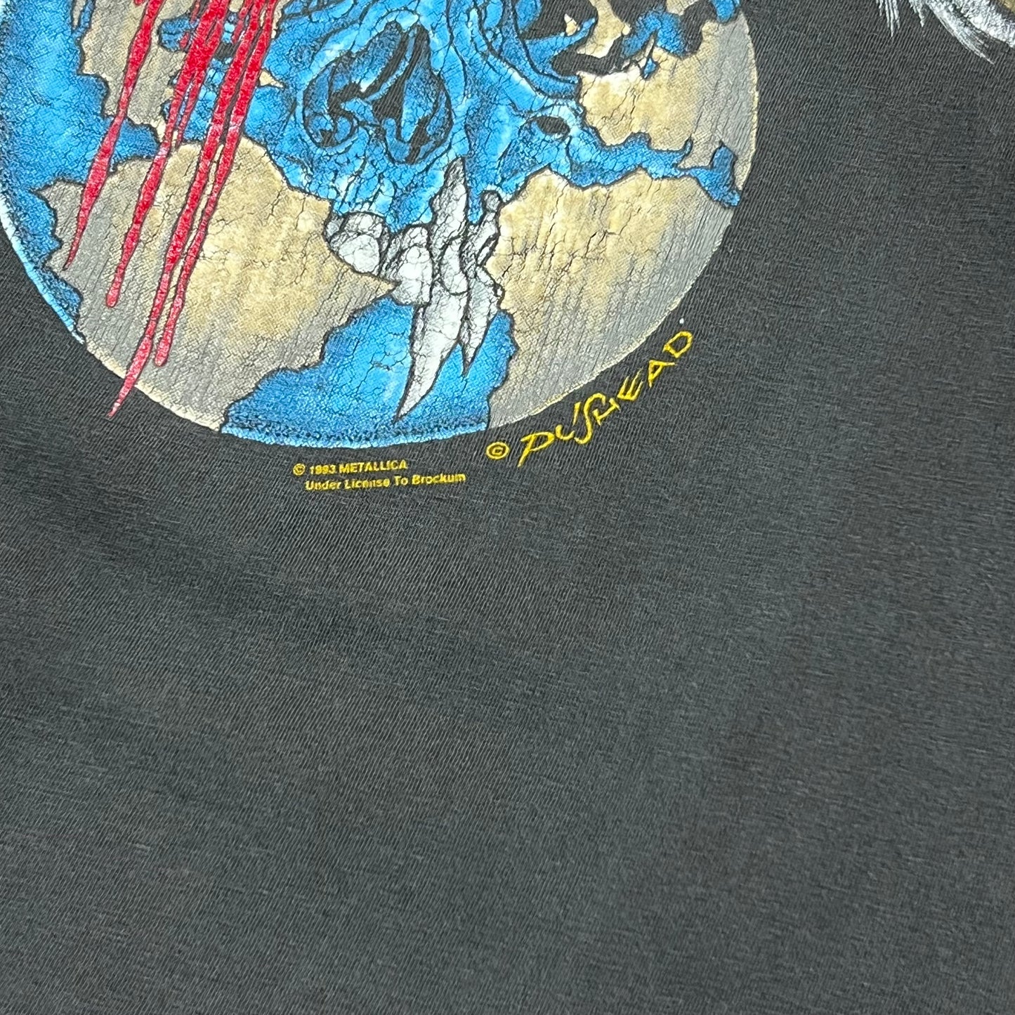 90’s METALLICA
“NO WHERE ELSE TO ROAM”
pushead t-shirt