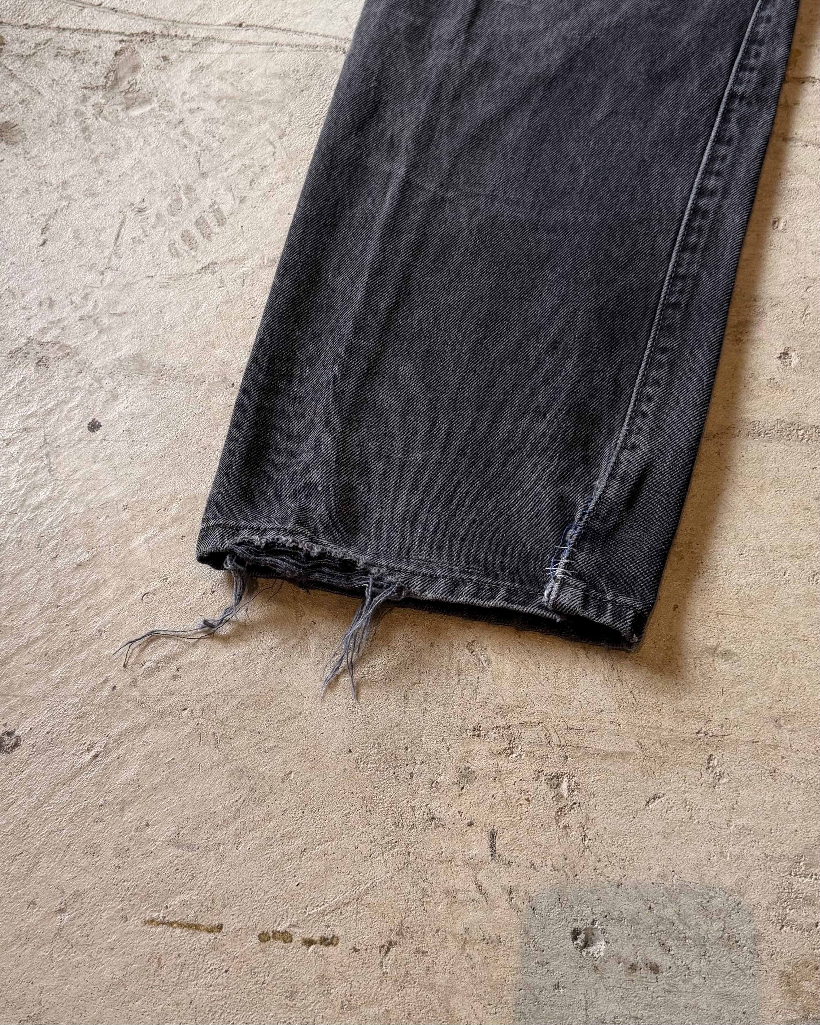00’s Levi’s “501” damage denim pants 36×30