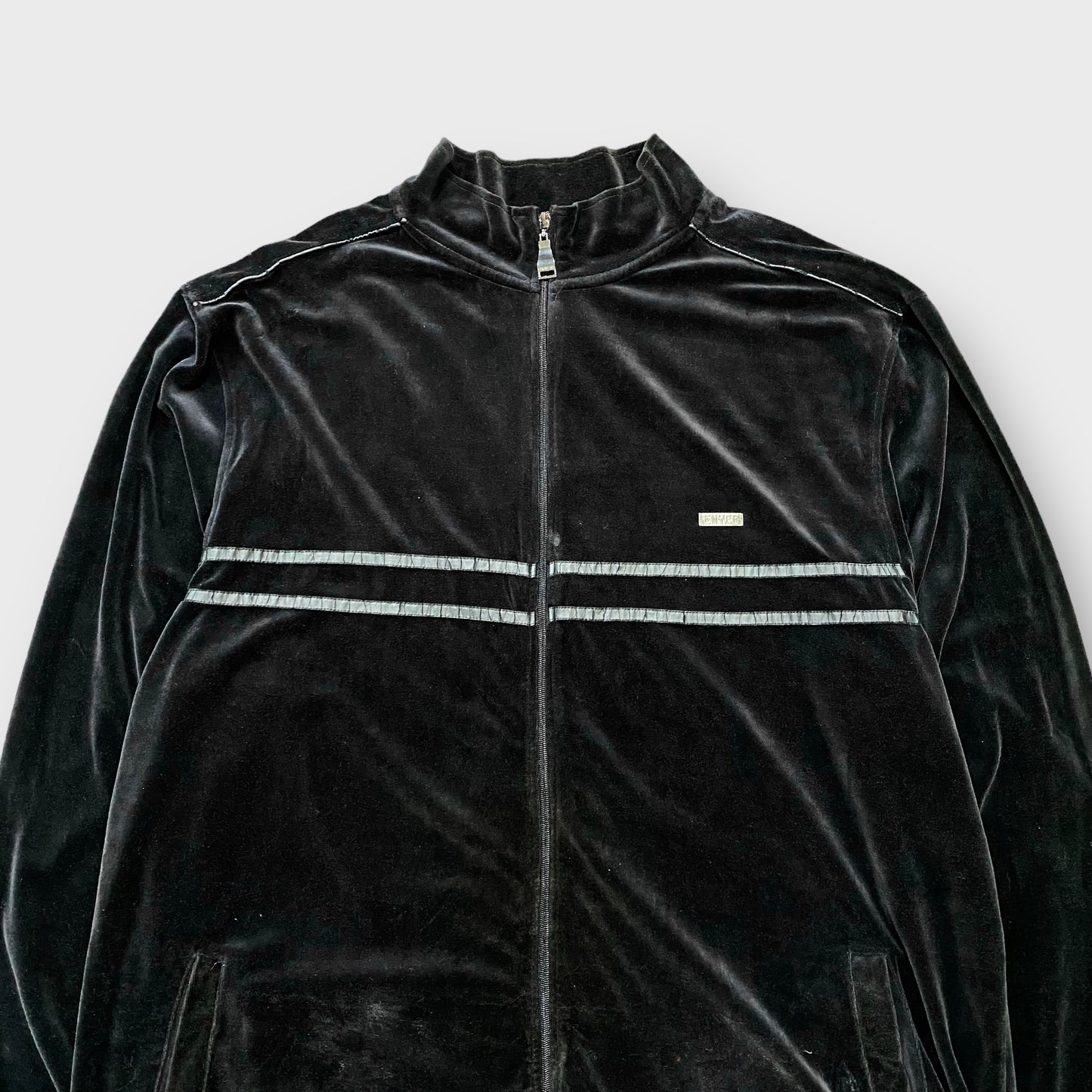 "ENYCE" Over sized velour track jacket