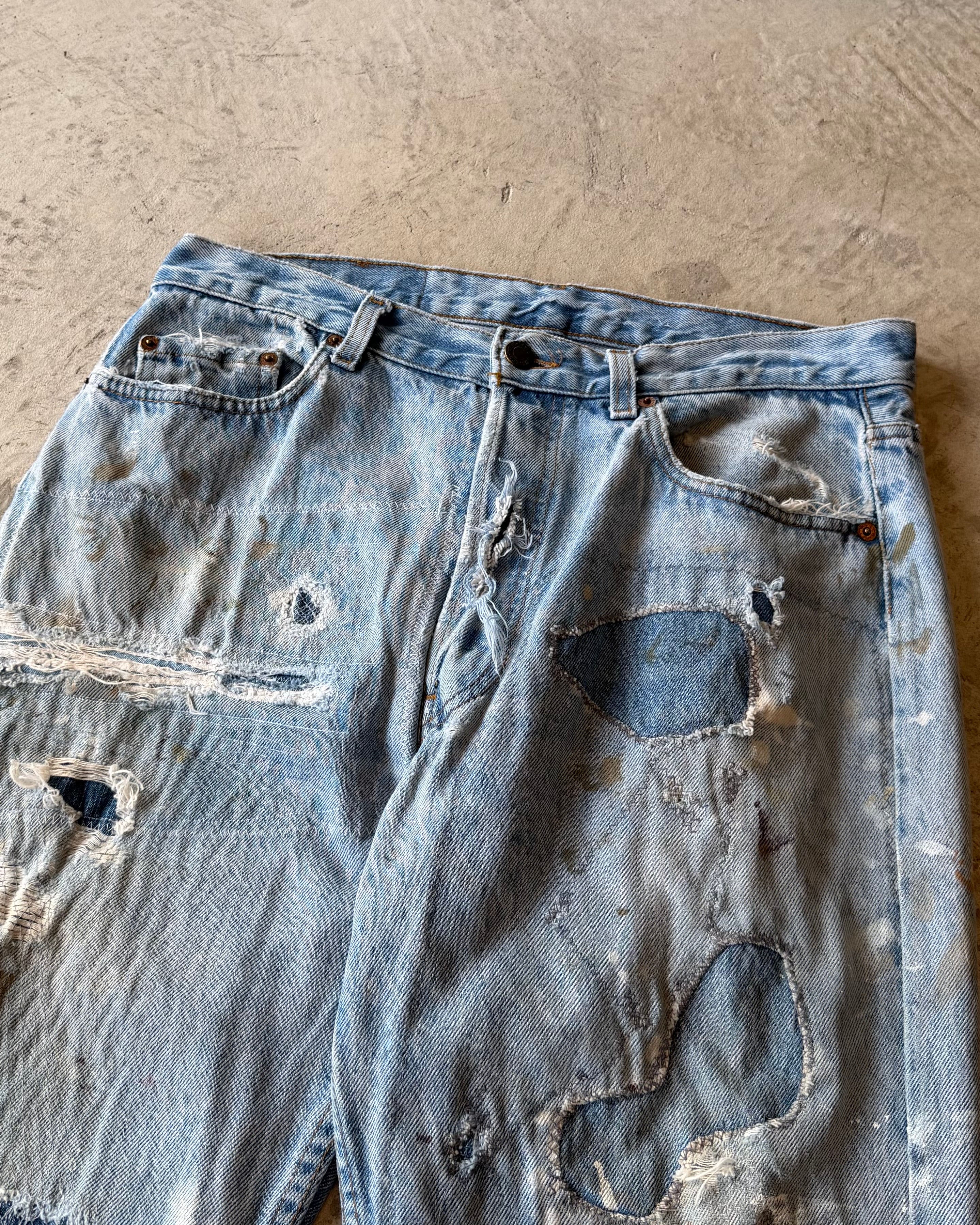 90’s “LEVI’S” crush repair denim pants
