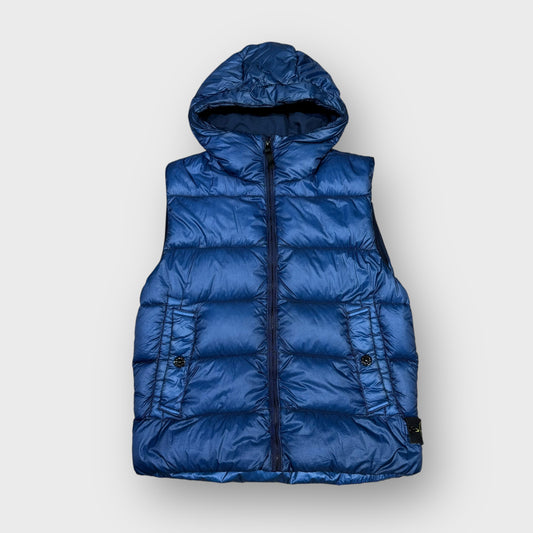 00’s “STONE ISLAND”
garment dyed down vest