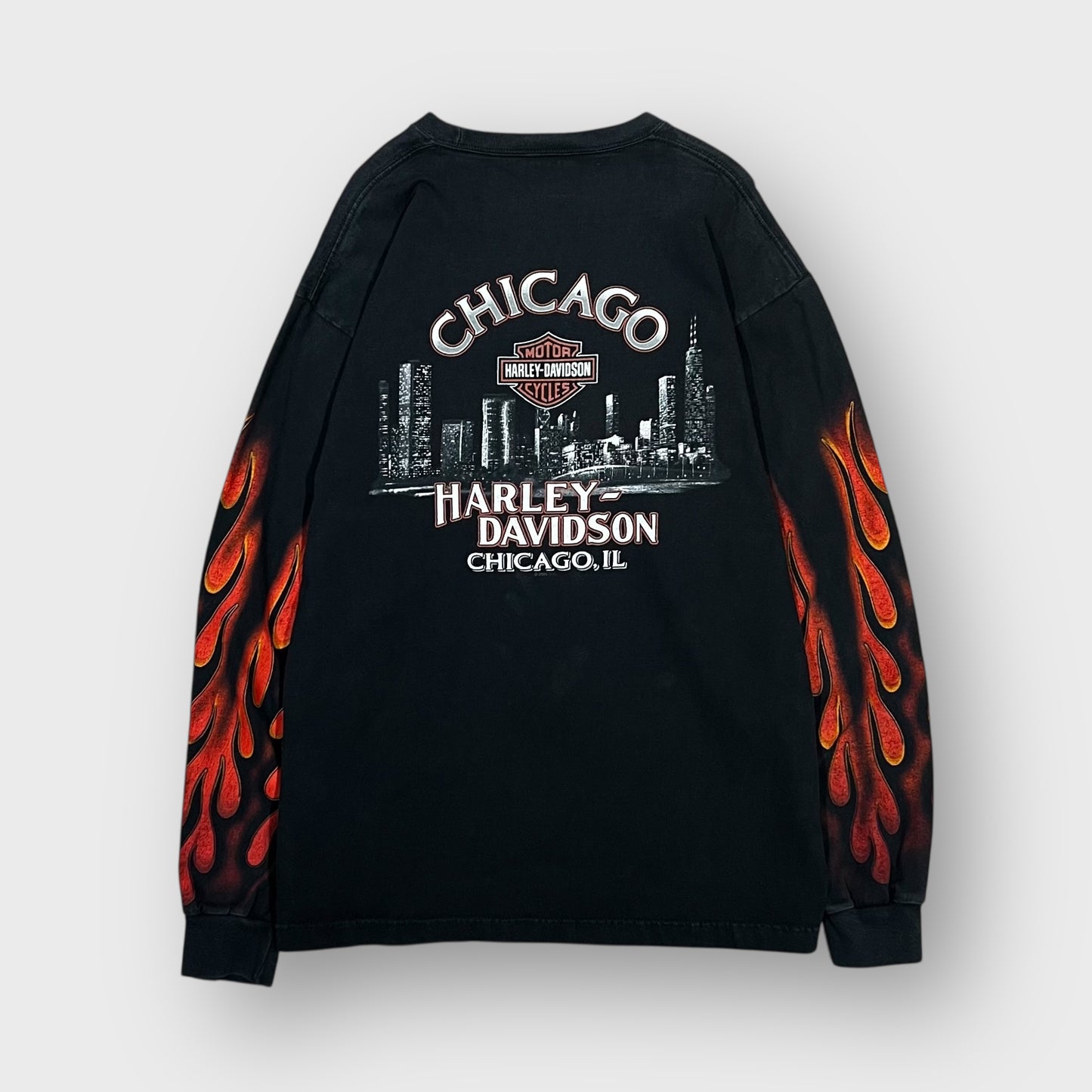 00’s “HARLEY-DAVIDSON” l/s t-shirt